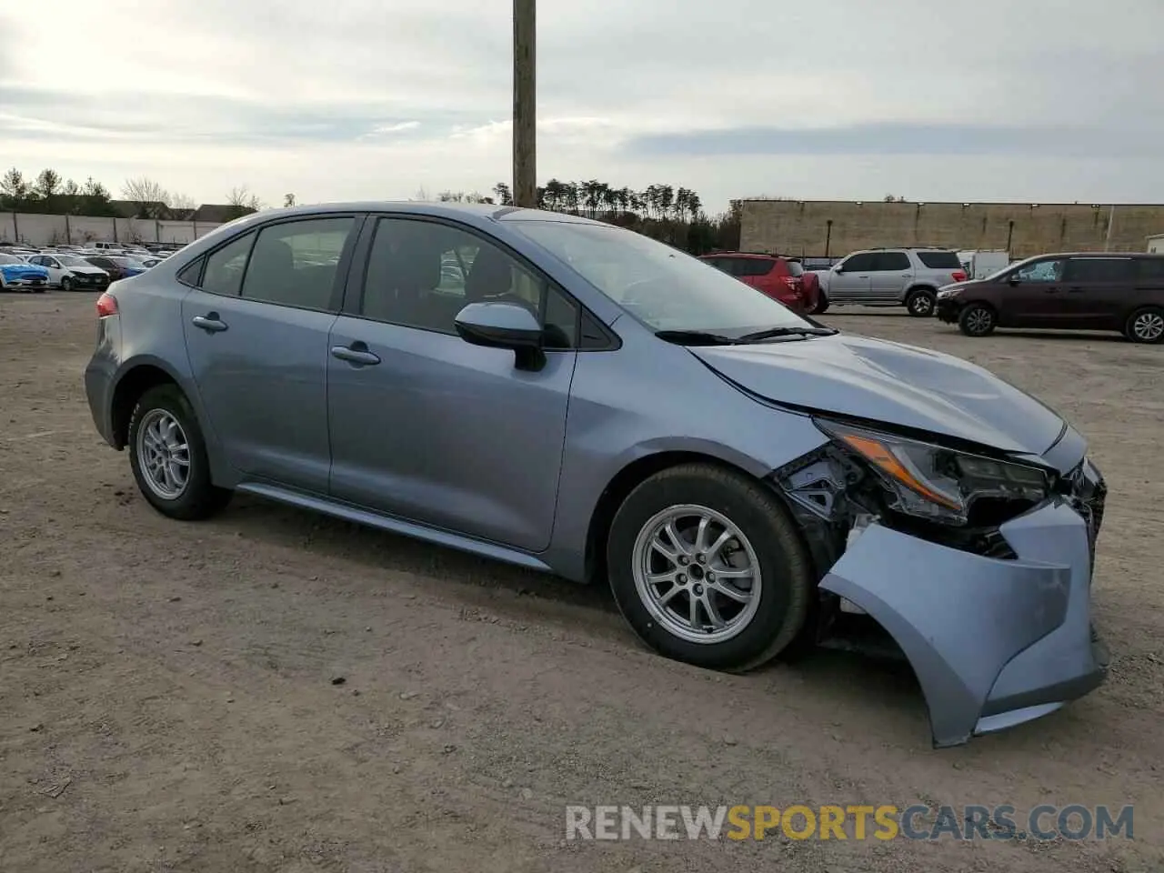 4 Photograph of a damaged car JTDEAMDE1NJ055204 TOYOTA COROLLA 2022