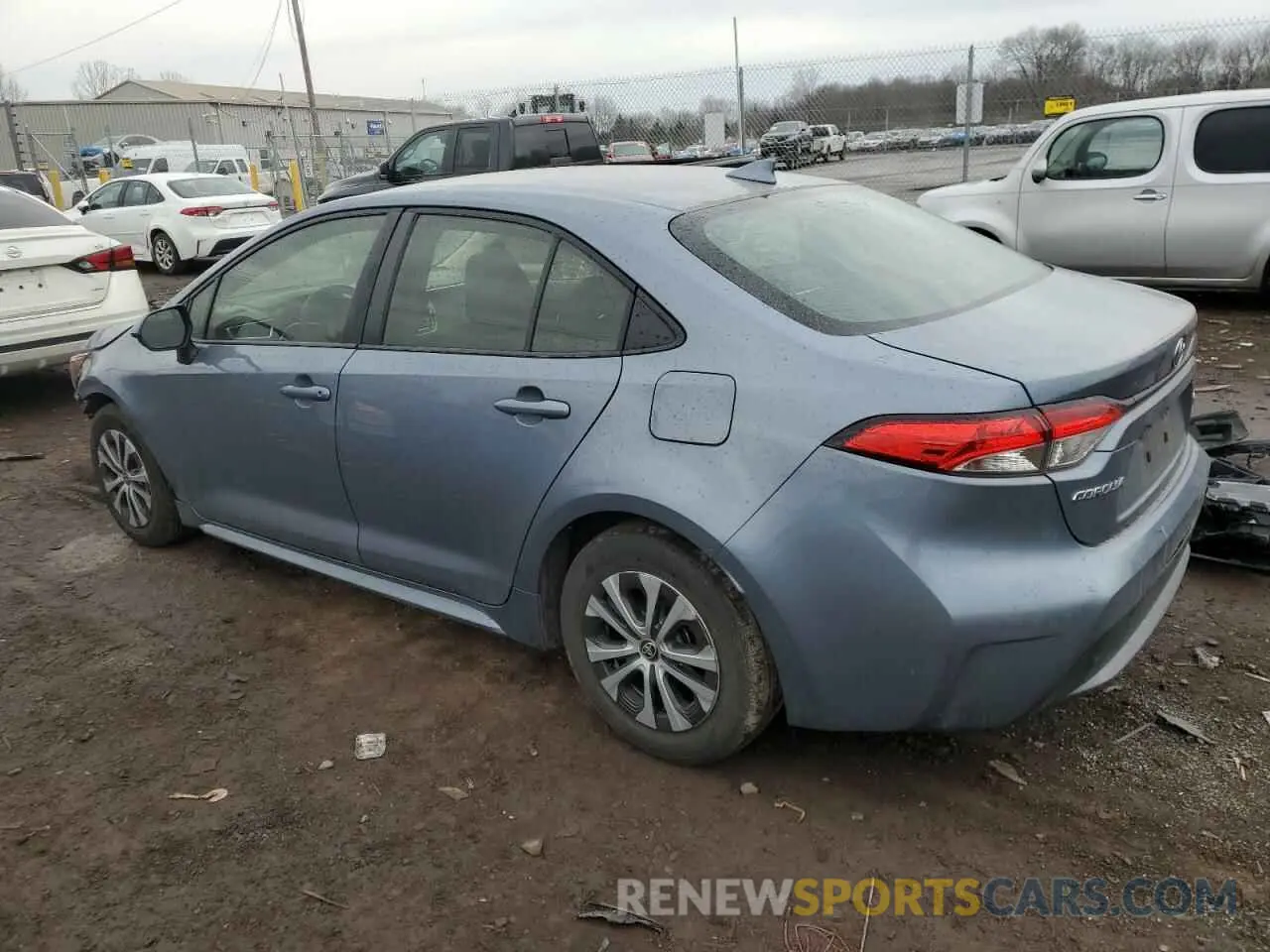 2 Photograph of a damaged car JTDEAMDE1NJ057860 TOYOTA COROLLA 2022