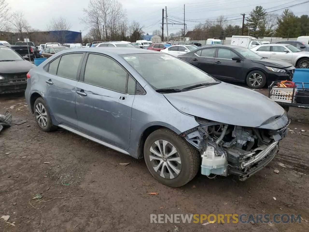 4 Photograph of a damaged car JTDEAMDE1NJ057860 TOYOTA COROLLA 2022