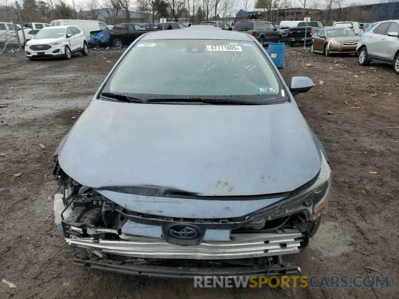 5 Photograph of a damaged car JTDEAMDE1NJ057860 TOYOTA COROLLA 2022