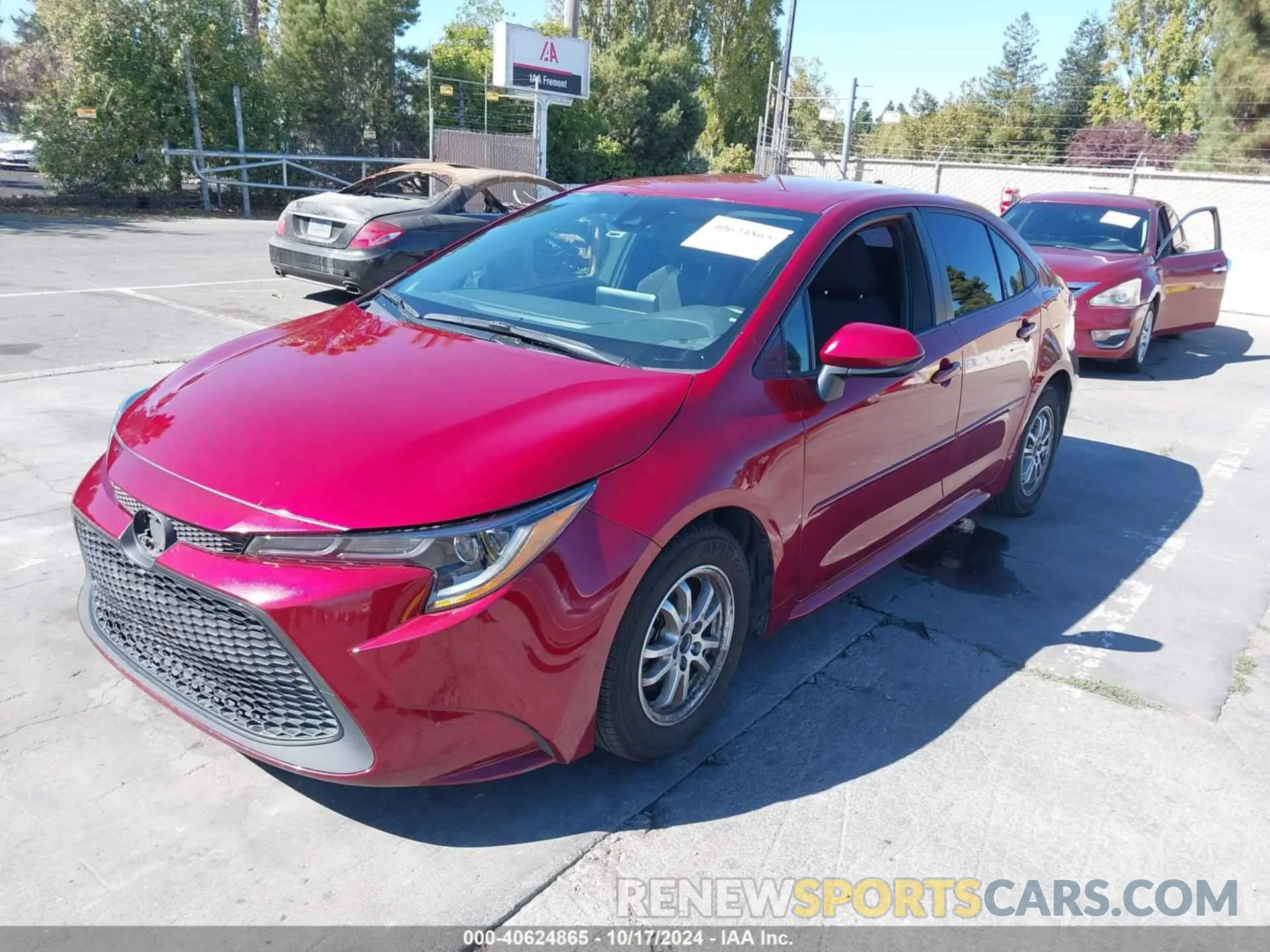 2 Photograph of a damaged car JTDEAMDE1NJ061326 TOYOTA COROLLA 2022