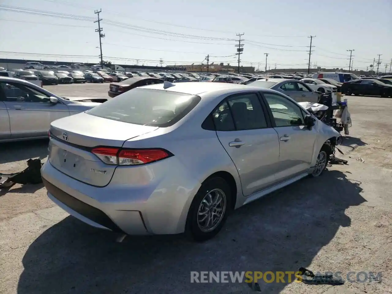 4 Photograph of a damaged car JTDEAMDE2N3001849 TOYOTA COROLLA 2022