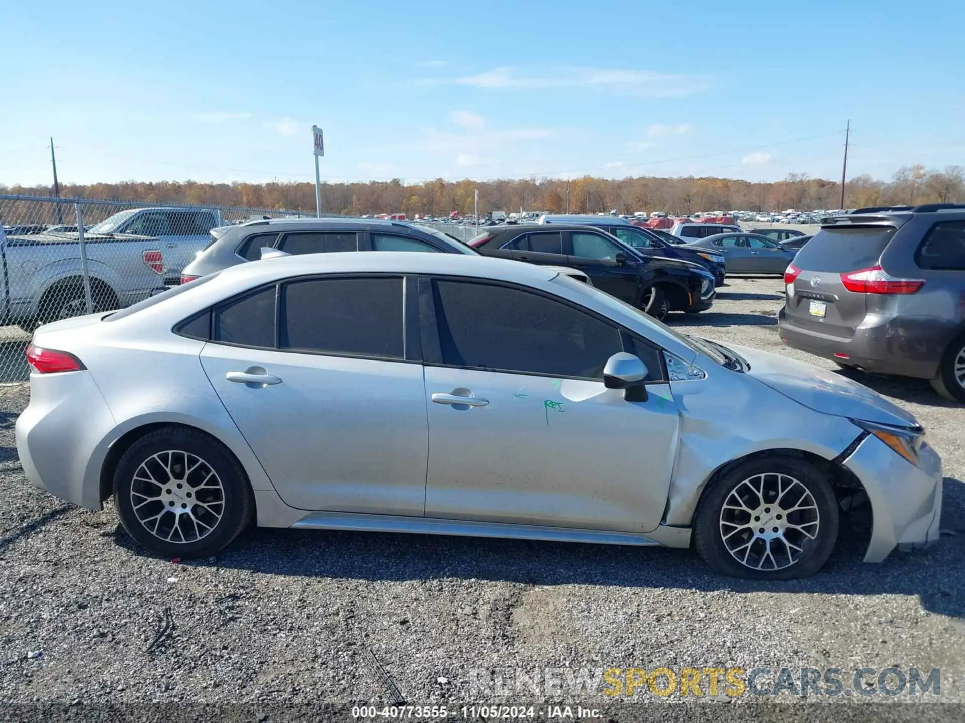 13 Photograph of a damaged car JTDEAMDE2N3009191 TOYOTA COROLLA 2022
