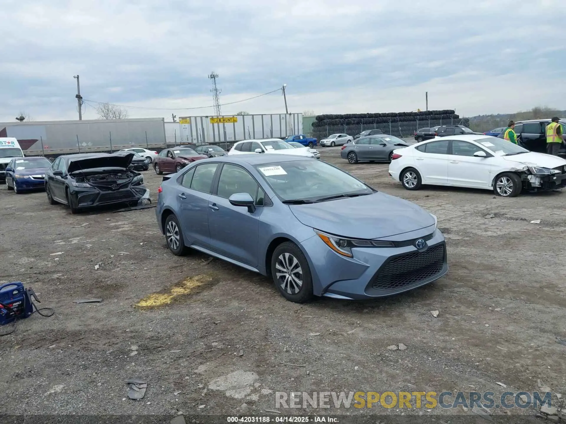 1 Photograph of a damaged car JTDEAMDE2N3011281 TOYOTA COROLLA 2022