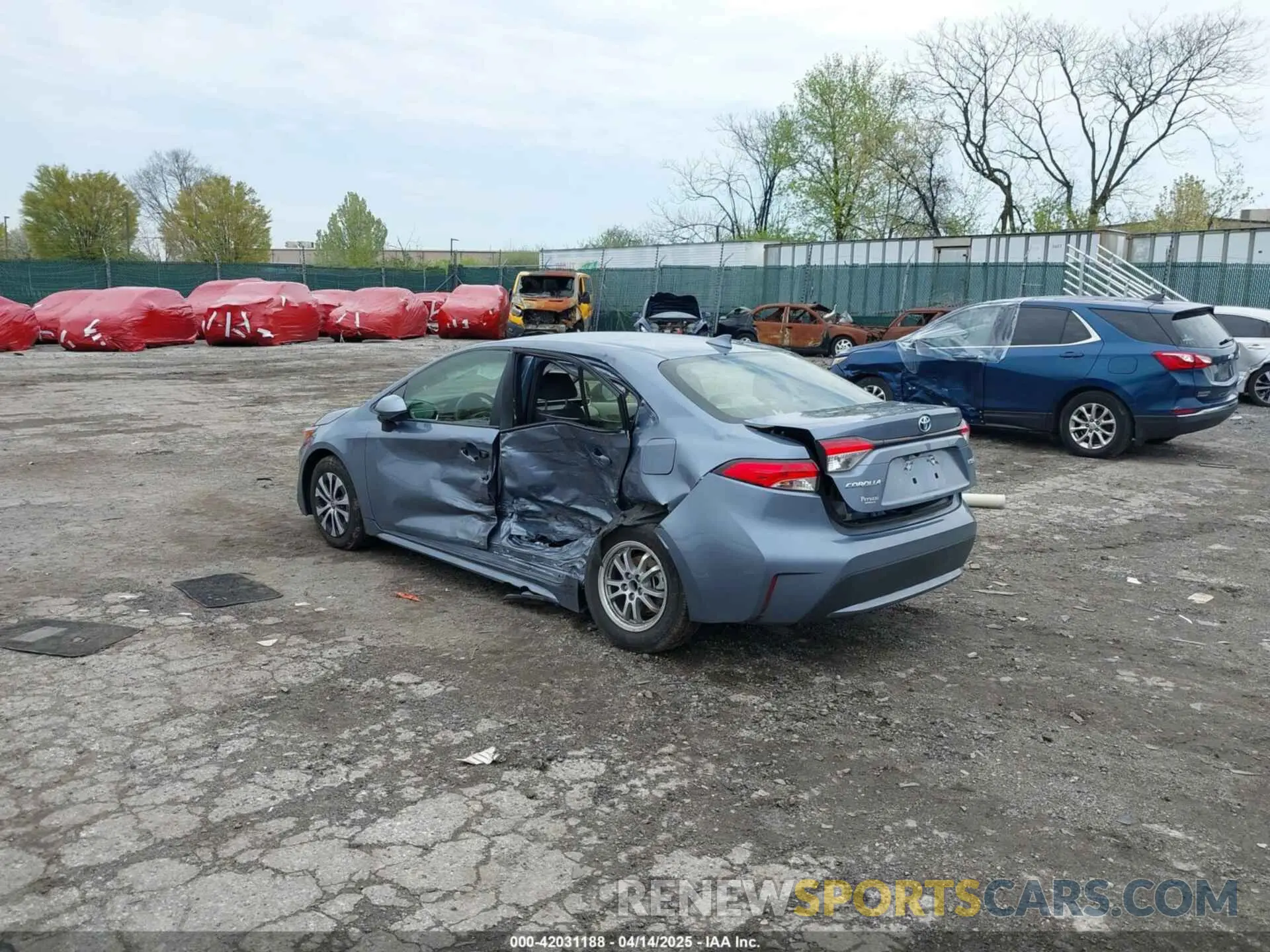 3 Photograph of a damaged car JTDEAMDE2N3011281 TOYOTA COROLLA 2022