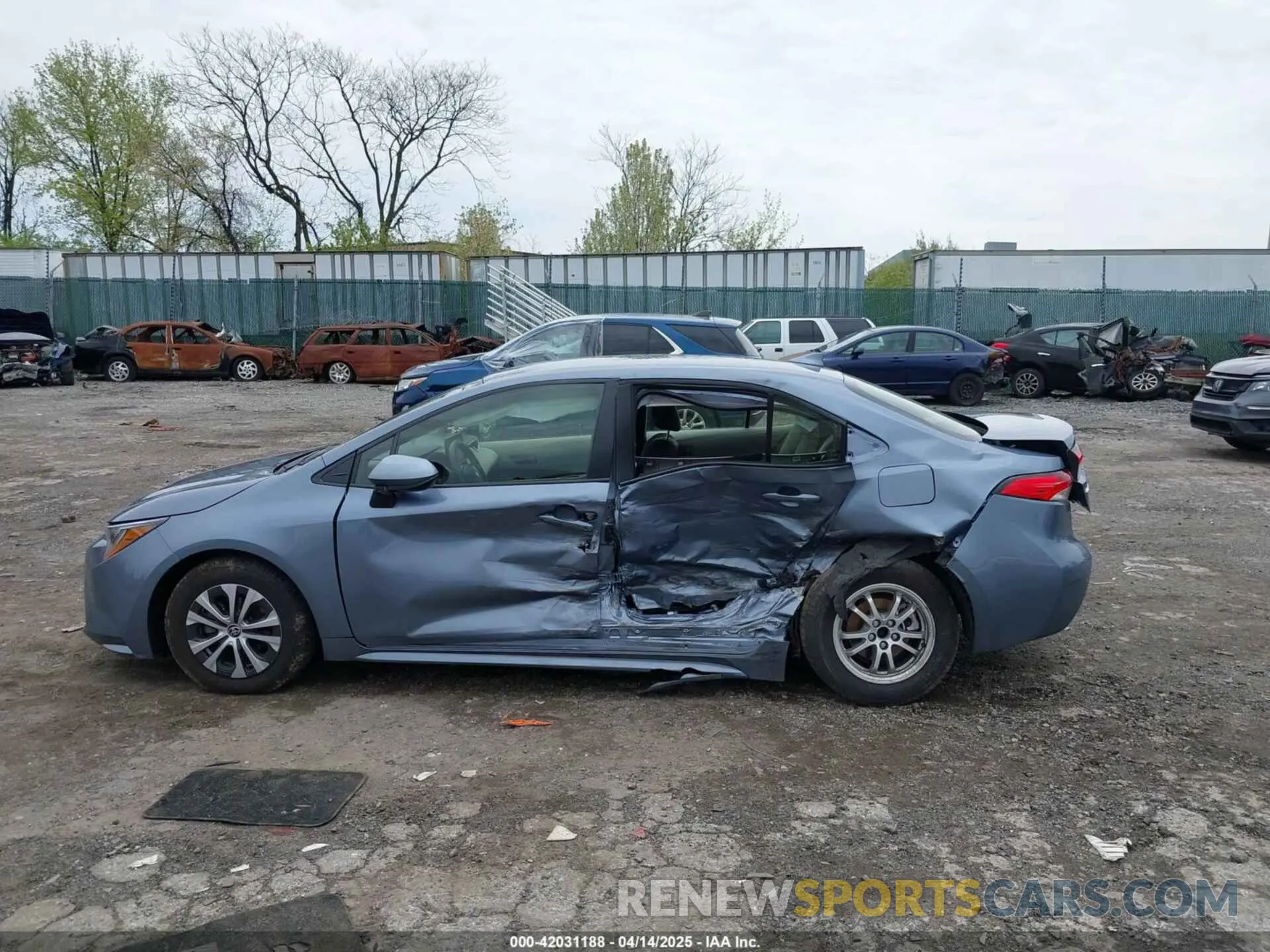6 Photograph of a damaged car JTDEAMDE2N3011281 TOYOTA COROLLA 2022