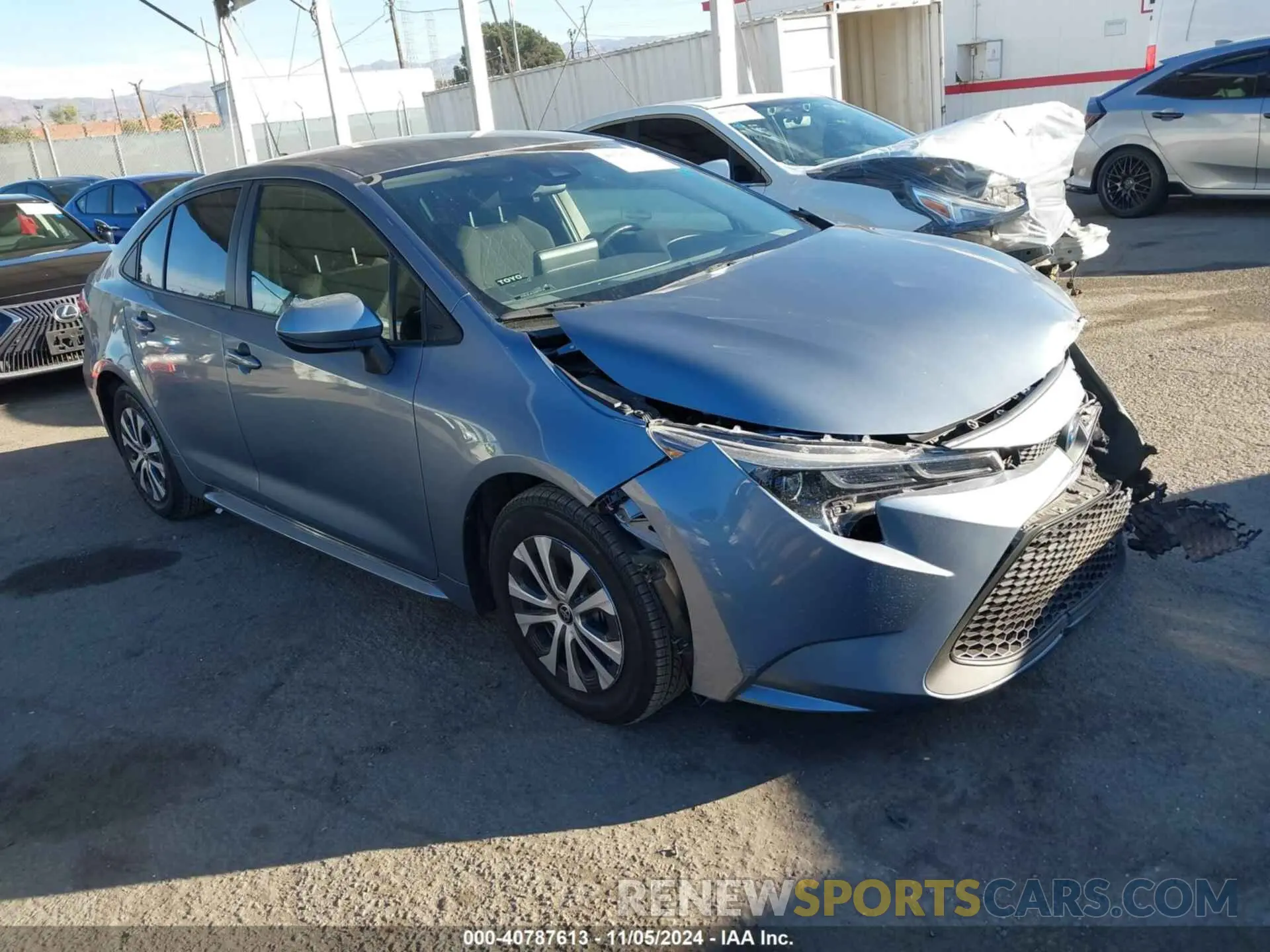 1 Photograph of a damaged car JTDEAMDE2N3012771 TOYOTA COROLLA 2022