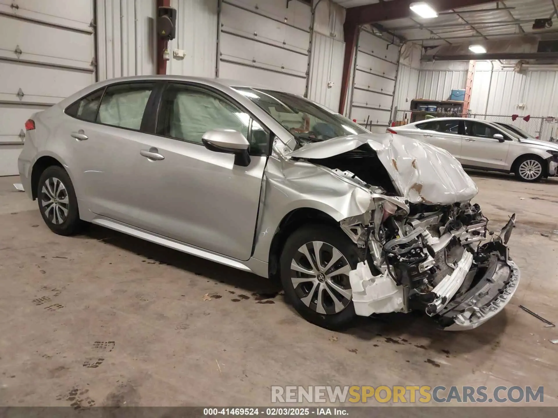 1 Photograph of a damaged car JTDEAMDE2N3012902 TOYOTA COROLLA 2022
