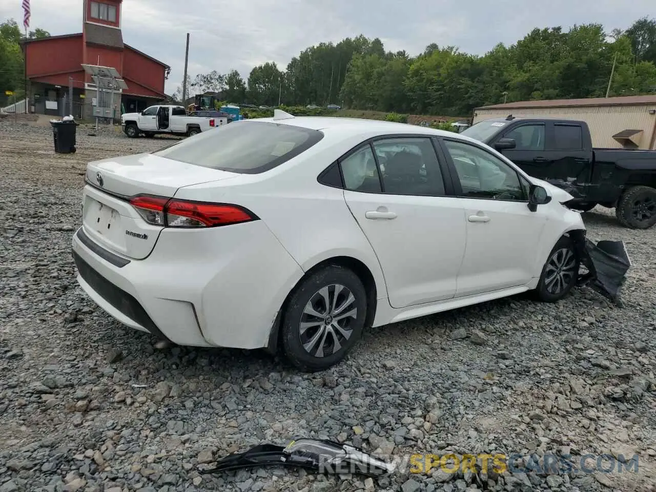 3 Photograph of a damaged car JTDEAMDE2N3013595 TOYOTA COROLLA 2022