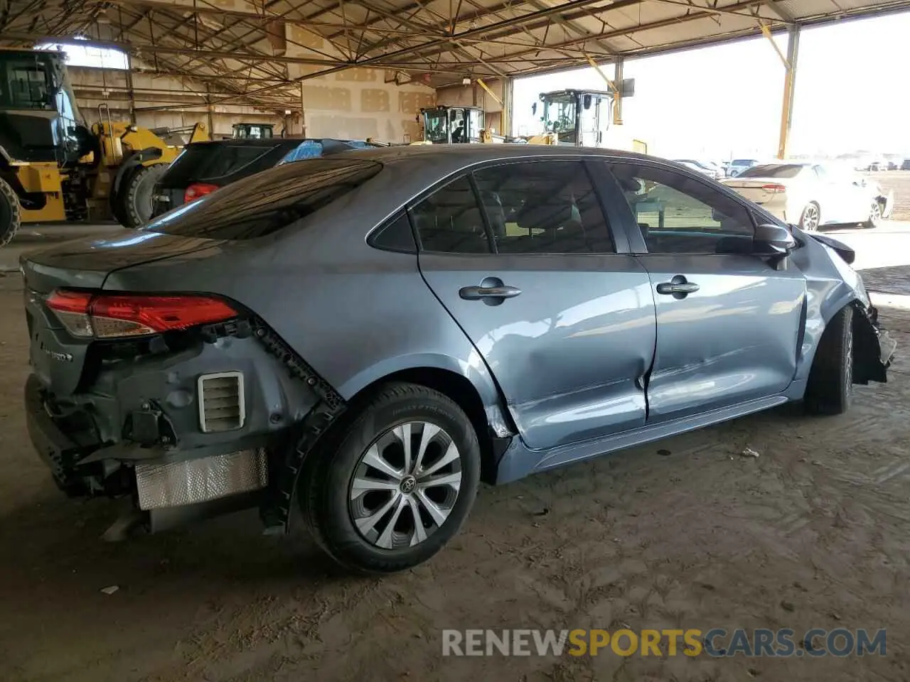 3 Photograph of a damaged car JTDEAMDE2NJ039982 TOYOTA COROLLA 2022