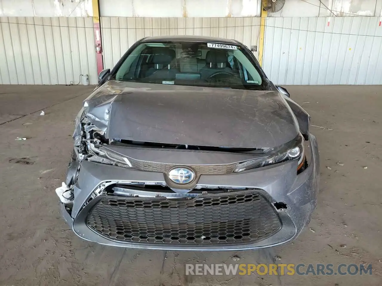 5 Photograph of a damaged car JTDEAMDE2NJ039982 TOYOTA COROLLA 2022