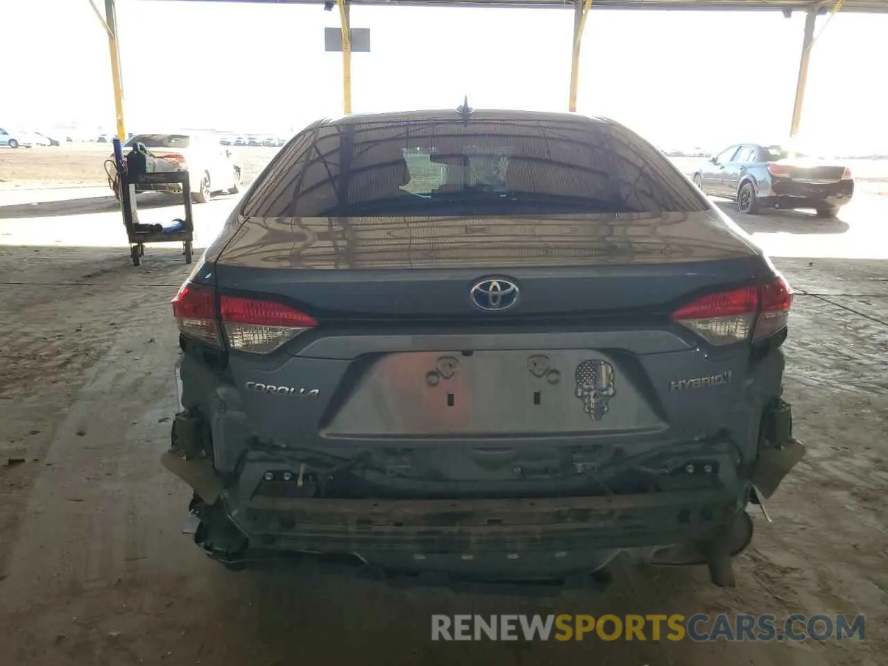 6 Photograph of a damaged car JTDEAMDE2NJ039982 TOYOTA COROLLA 2022