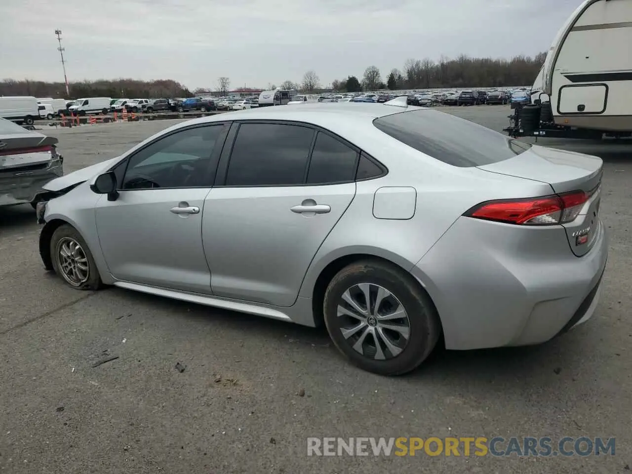 2 Photograph of a damaged car JTDEAMDE2NJ041540 TOYOTA COROLLA 2022