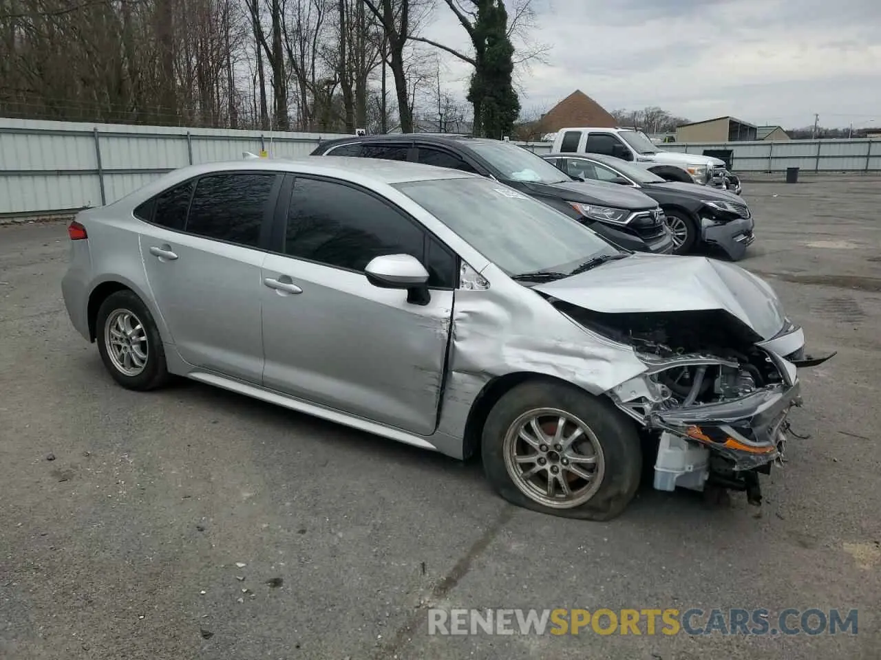 4 Photograph of a damaged car JTDEAMDE2NJ041540 TOYOTA COROLLA 2022