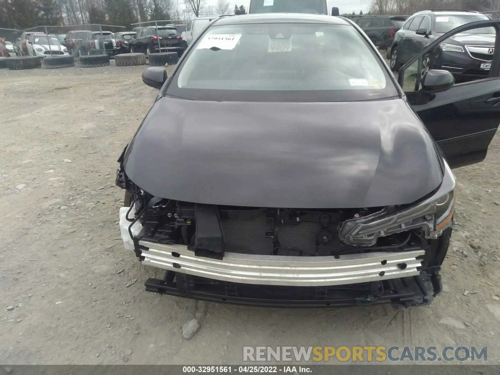 6 Photograph of a damaged car JTDEAMDE2NJ047421 TOYOTA COROLLA 2022