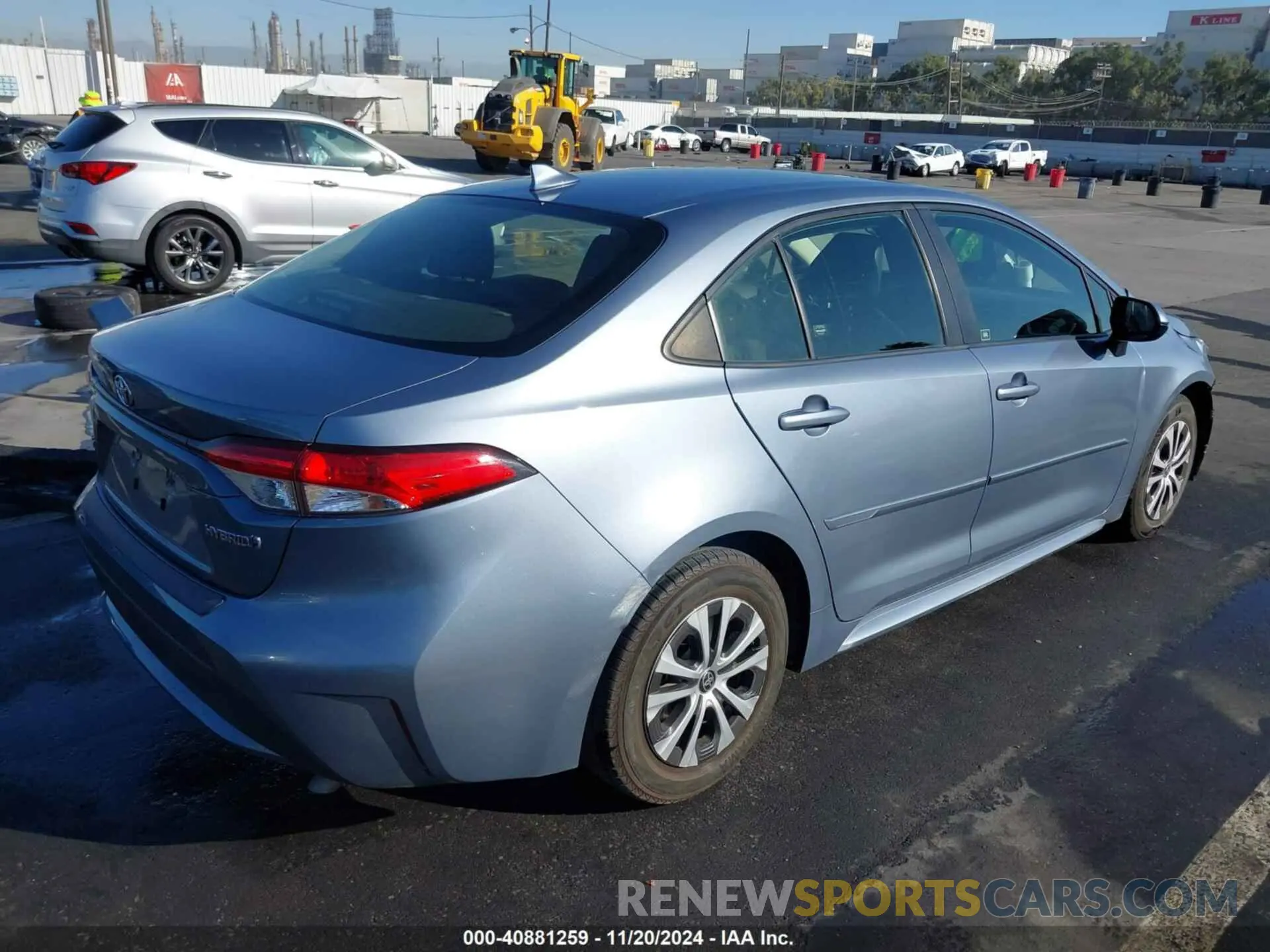 4 Photograph of a damaged car JTDEAMDE2NJ048021 TOYOTA COROLLA 2022