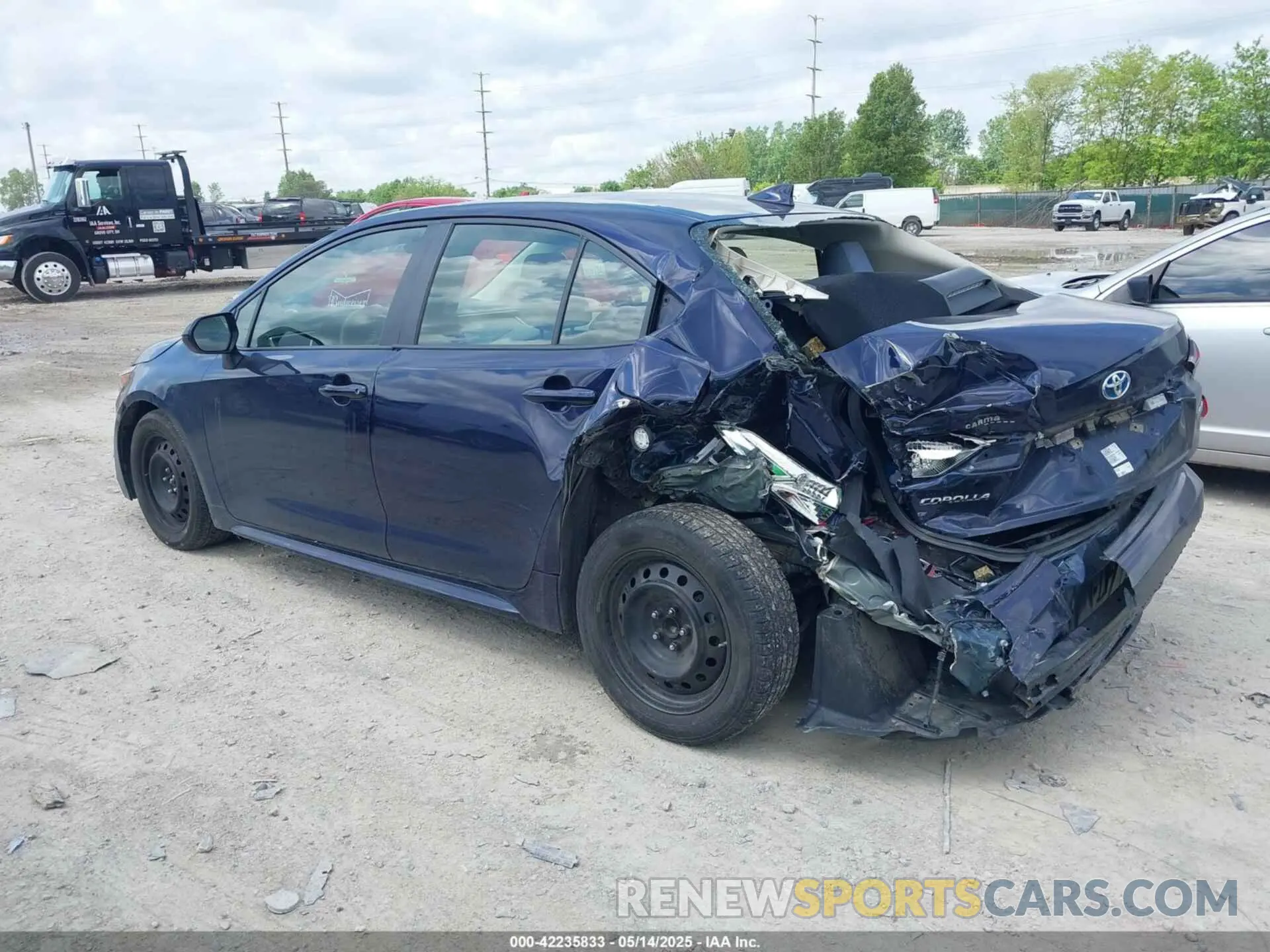 3 Photograph of a damaged car JTDEAMDE2NJ048374 TOYOTA COROLLA 2022
