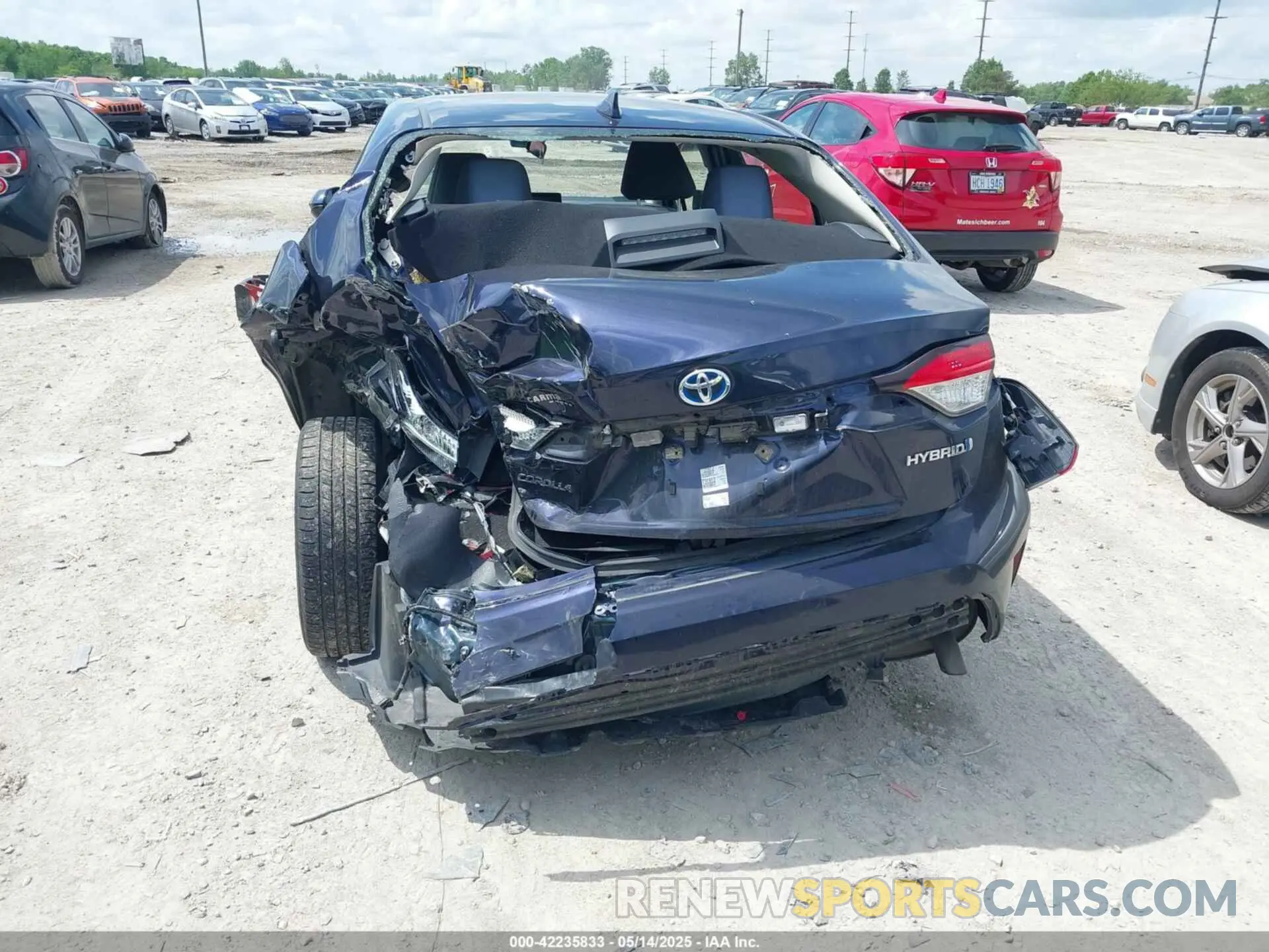 6 Photograph of a damaged car JTDEAMDE2NJ048374 TOYOTA COROLLA 2022