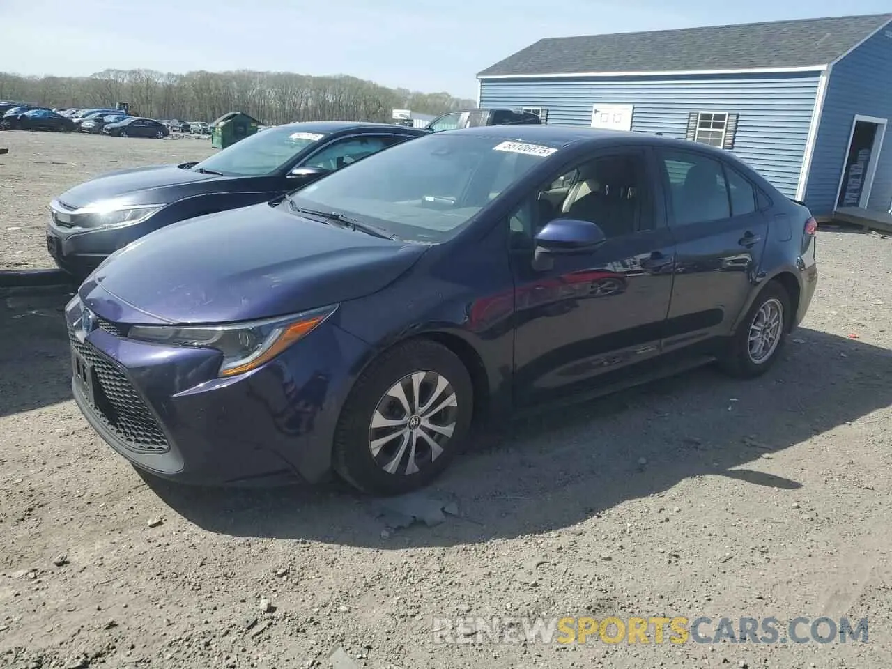 1 Photograph of a damaged car JTDEAMDE2NJ049461 TOYOTA COROLLA 2022