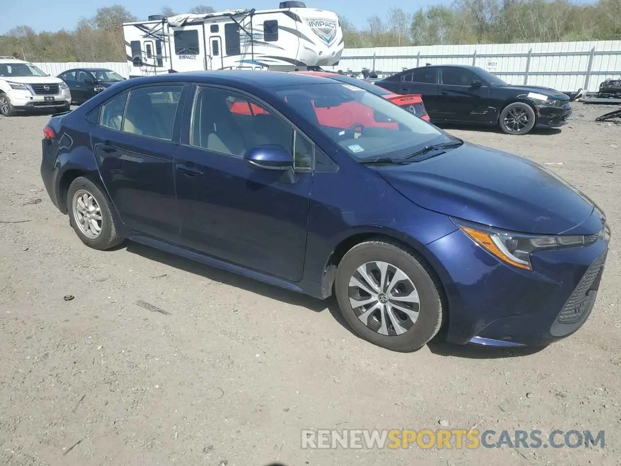 4 Photograph of a damaged car JTDEAMDE2NJ049461 TOYOTA COROLLA 2022