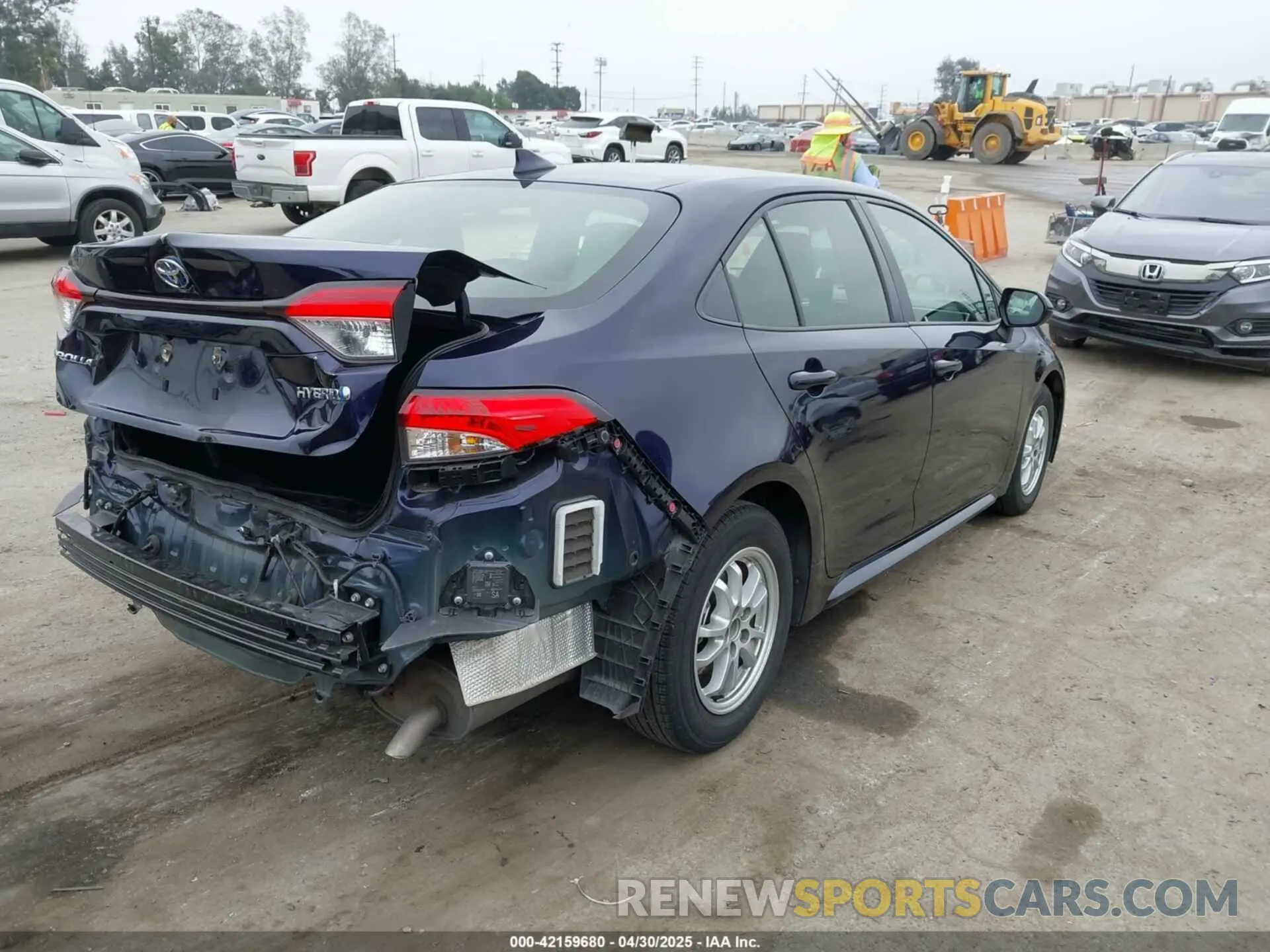 4 Photograph of a damaged car JTDEAMDE2NJ051761 TOYOTA COROLLA 2022