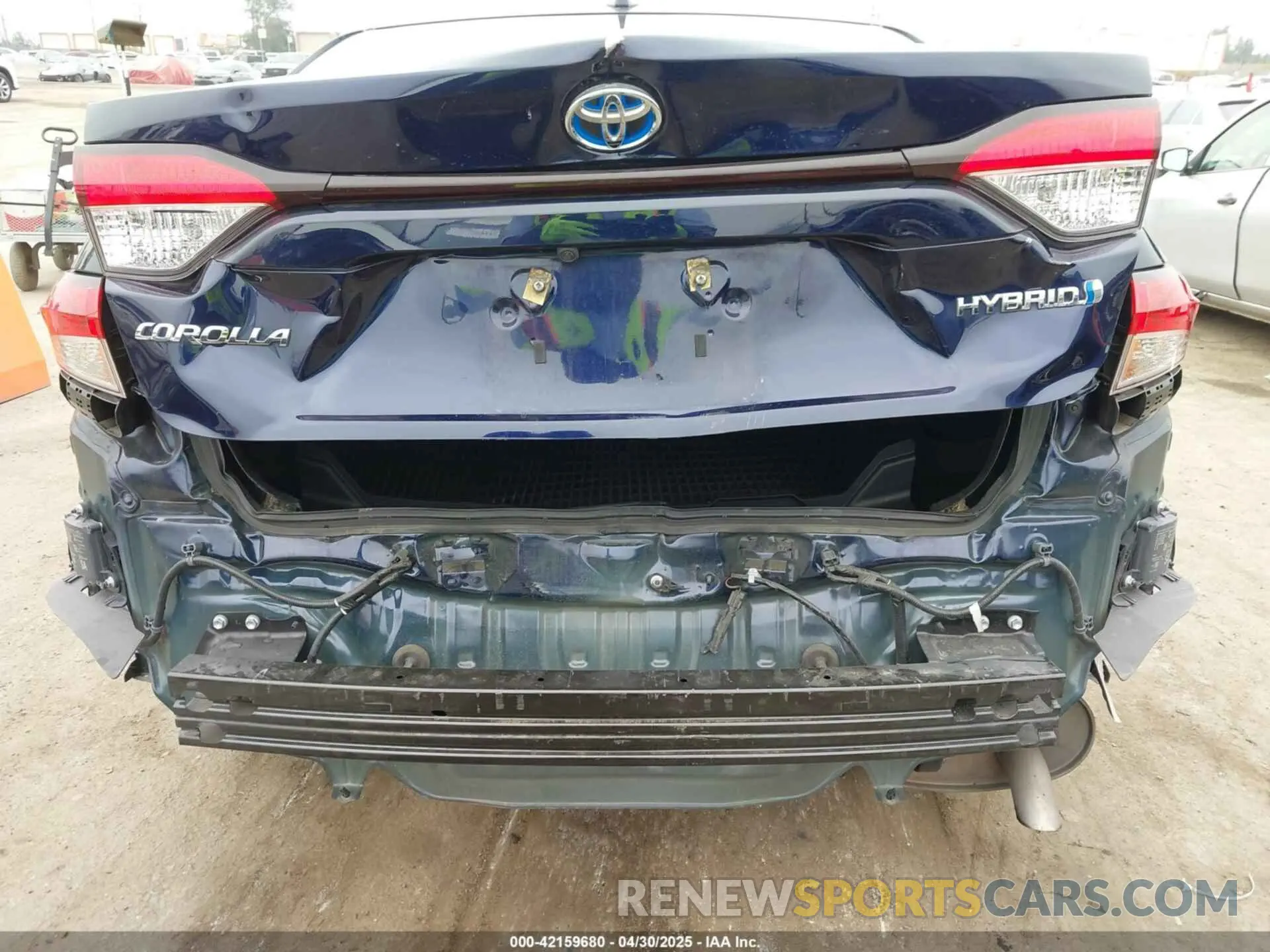 6 Photograph of a damaged car JTDEAMDE2NJ051761 TOYOTA COROLLA 2022