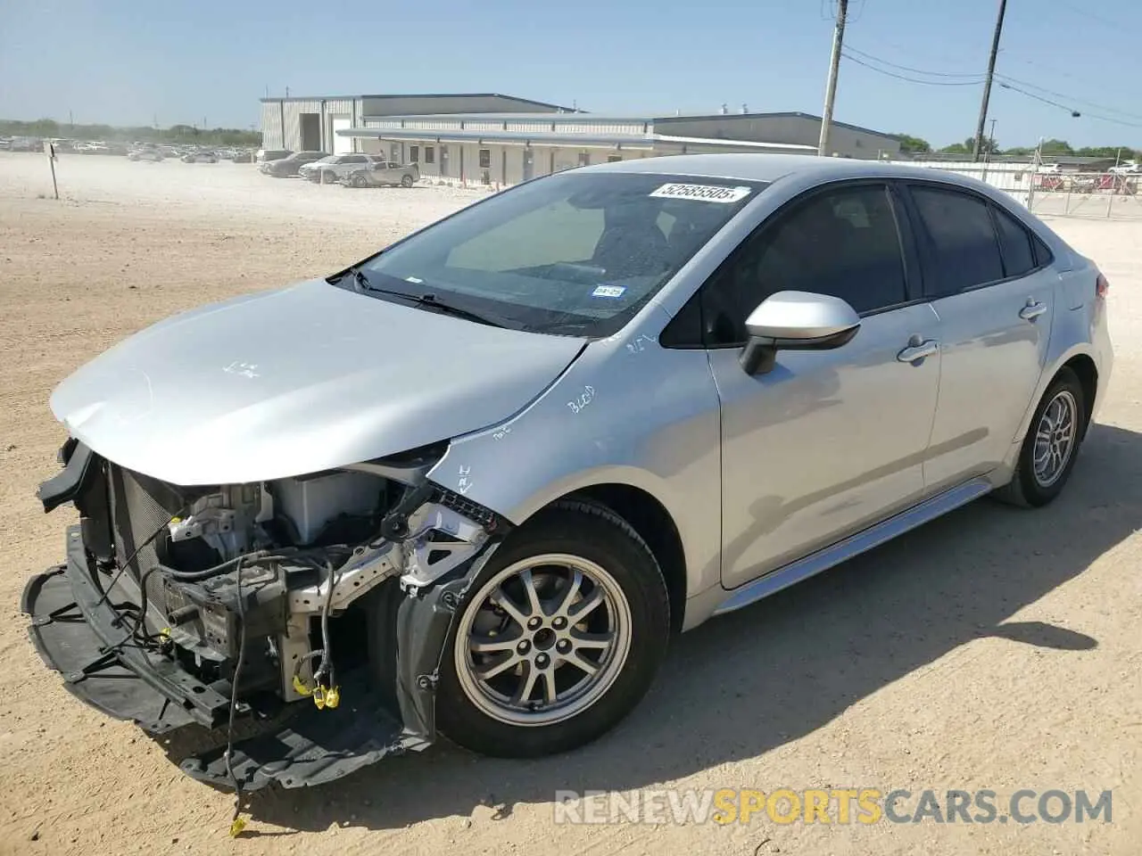 1 Photograph of a damaged car JTDEAMDE2NJ055888 TOYOTA COROLLA 2022