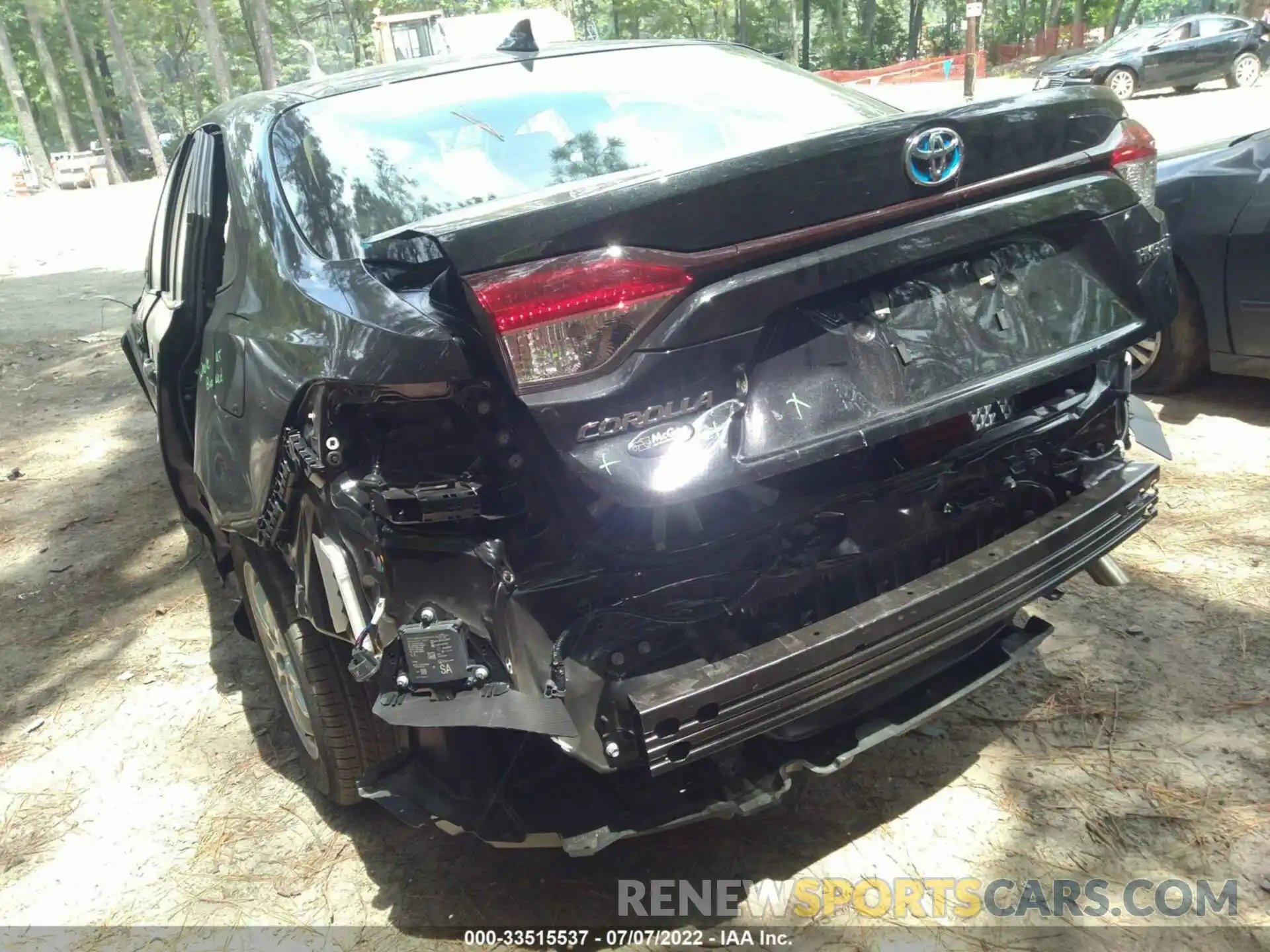 6 Photograph of a damaged car JTDEAMDE2NJ056054 TOYOTA COROLLA 2022