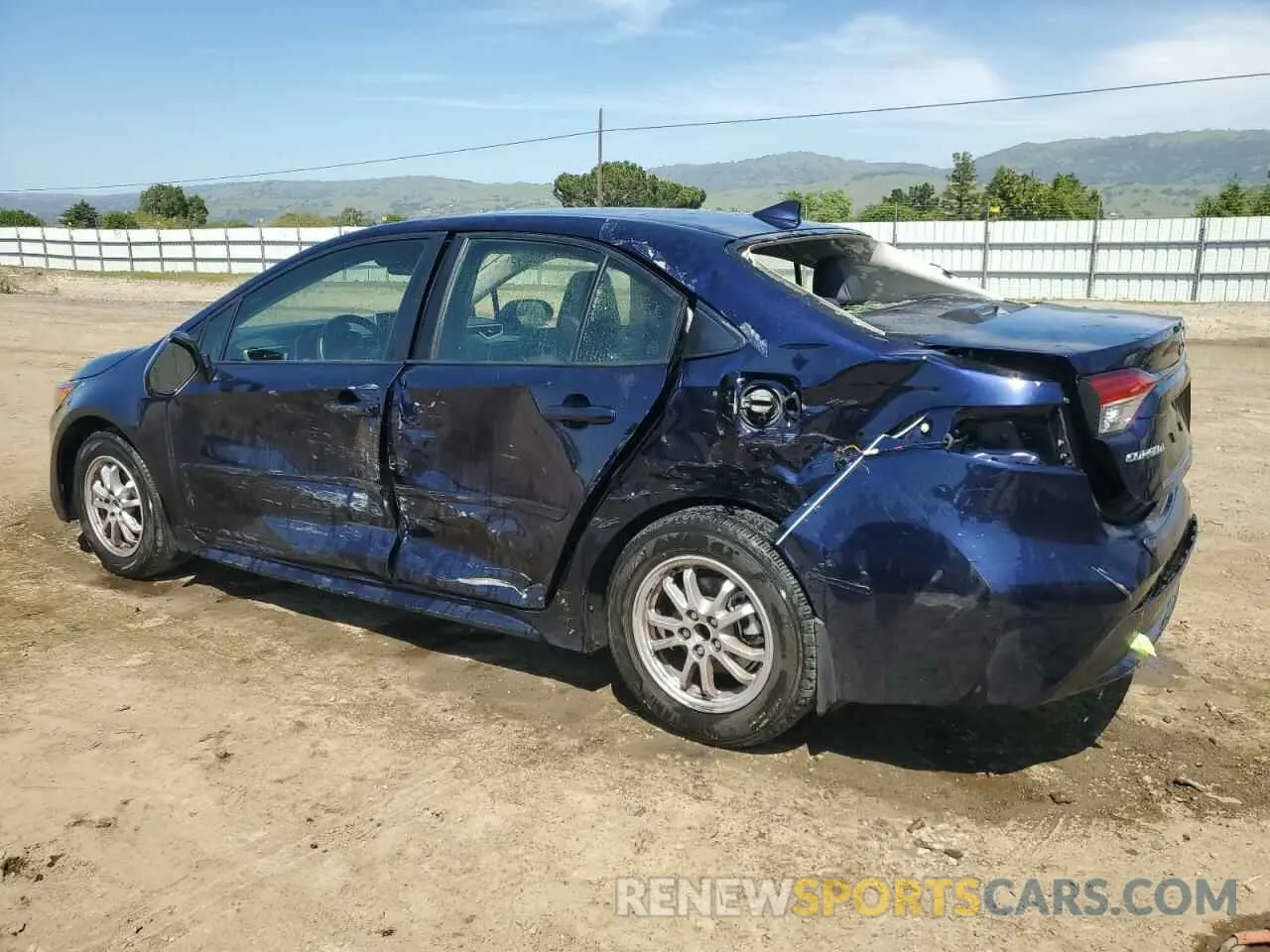 2 Photograph of a damaged car JTDEAMDE2NJ060024 TOYOTA COROLLA 2022