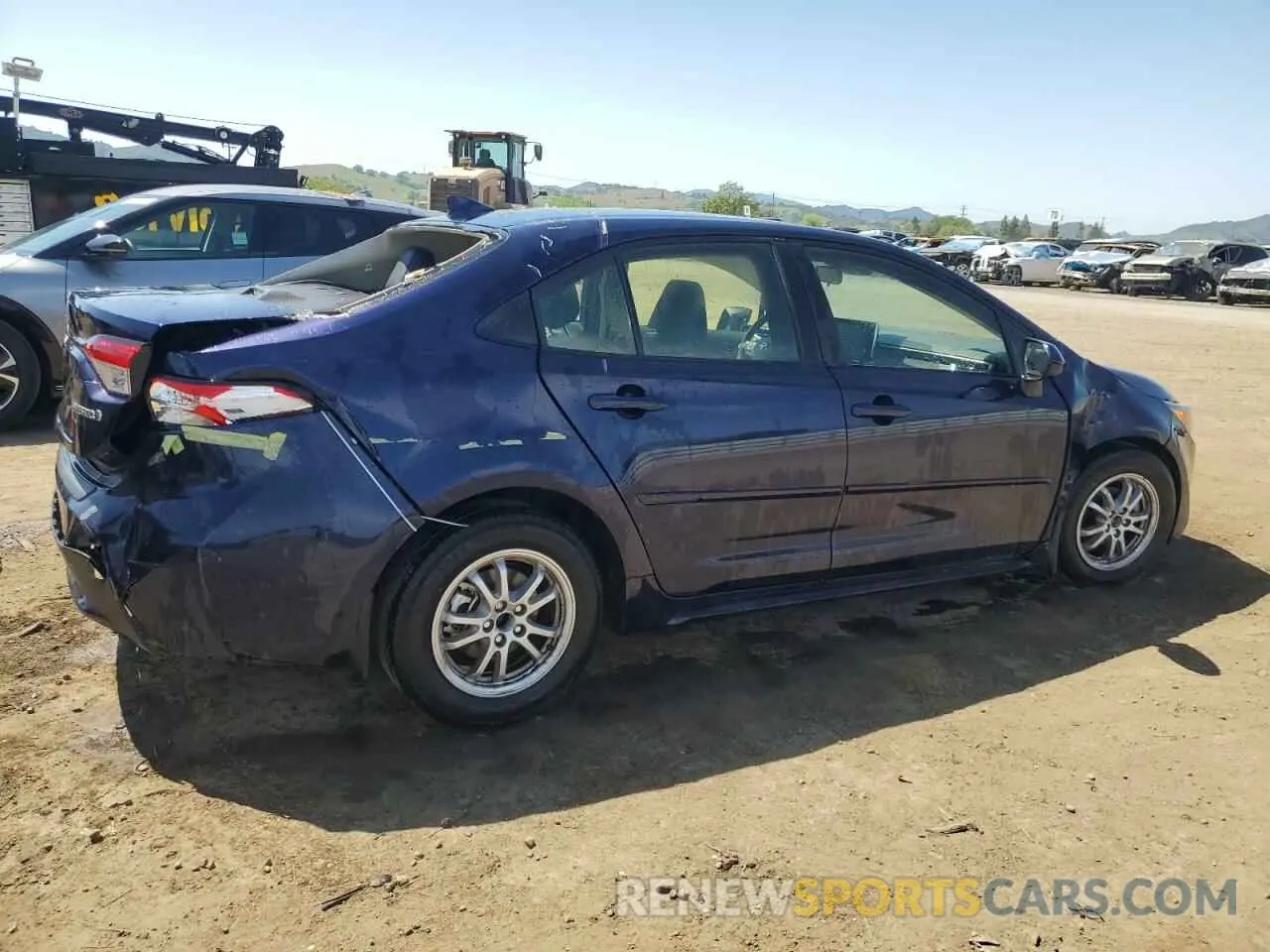 3 Photograph of a damaged car JTDEAMDE2NJ060024 TOYOTA COROLLA 2022