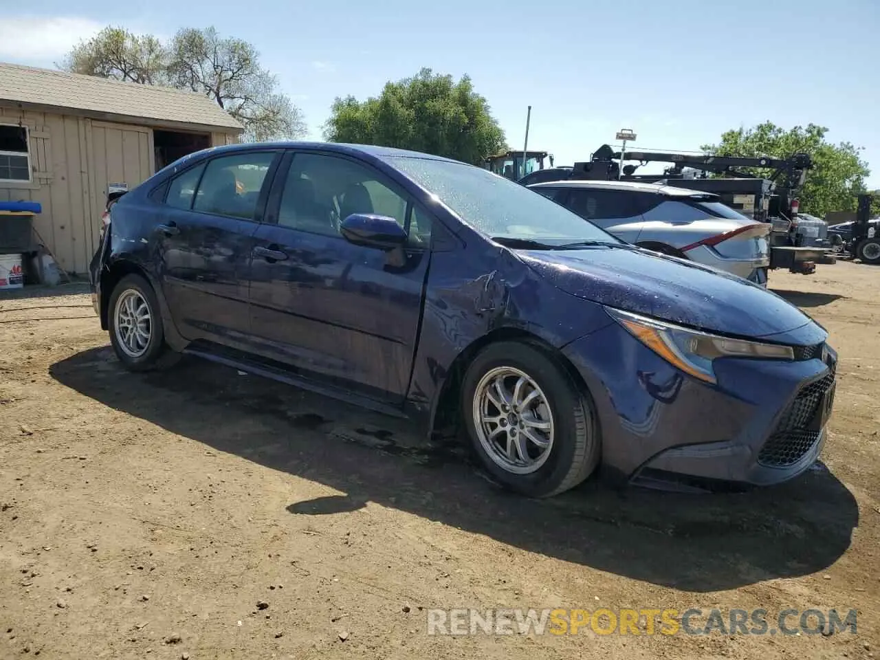 4 Photograph of a damaged car JTDEAMDE2NJ060024 TOYOTA COROLLA 2022