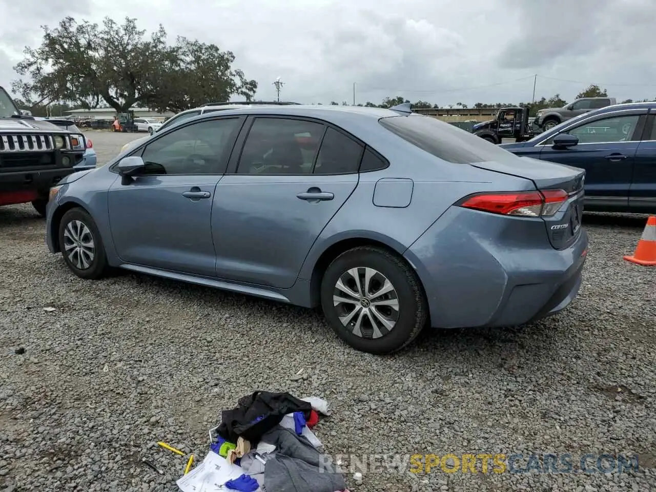 2 Photograph of a damaged car JTDEAMDE2NJ060511 TOYOTA COROLLA 2022
