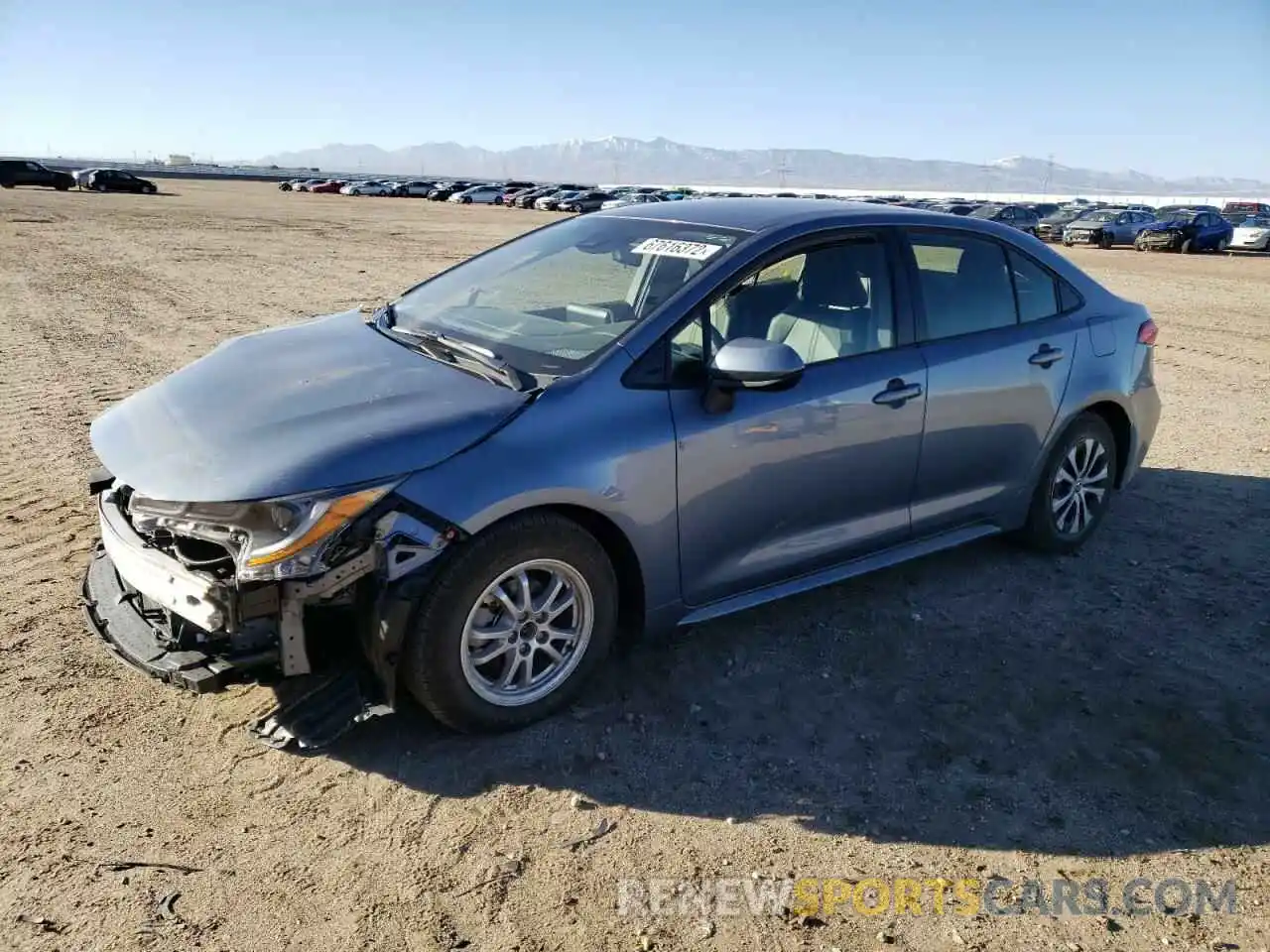 1 Photograph of a damaged car JTDEAMDE3N3005957 TOYOTA COROLLA 2022