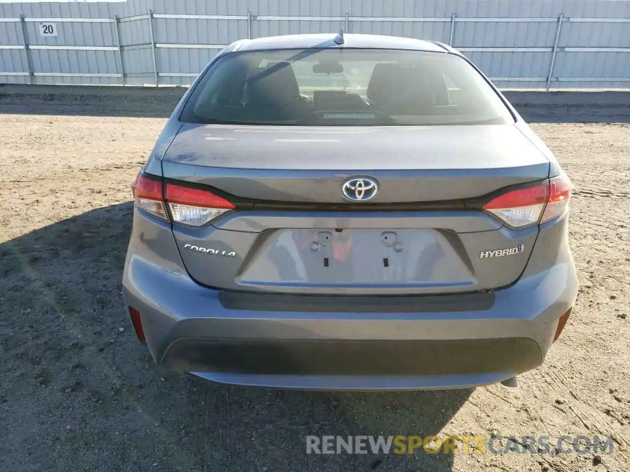 6 Photograph of a damaged car JTDEAMDE3N3005957 TOYOTA COROLLA 2022