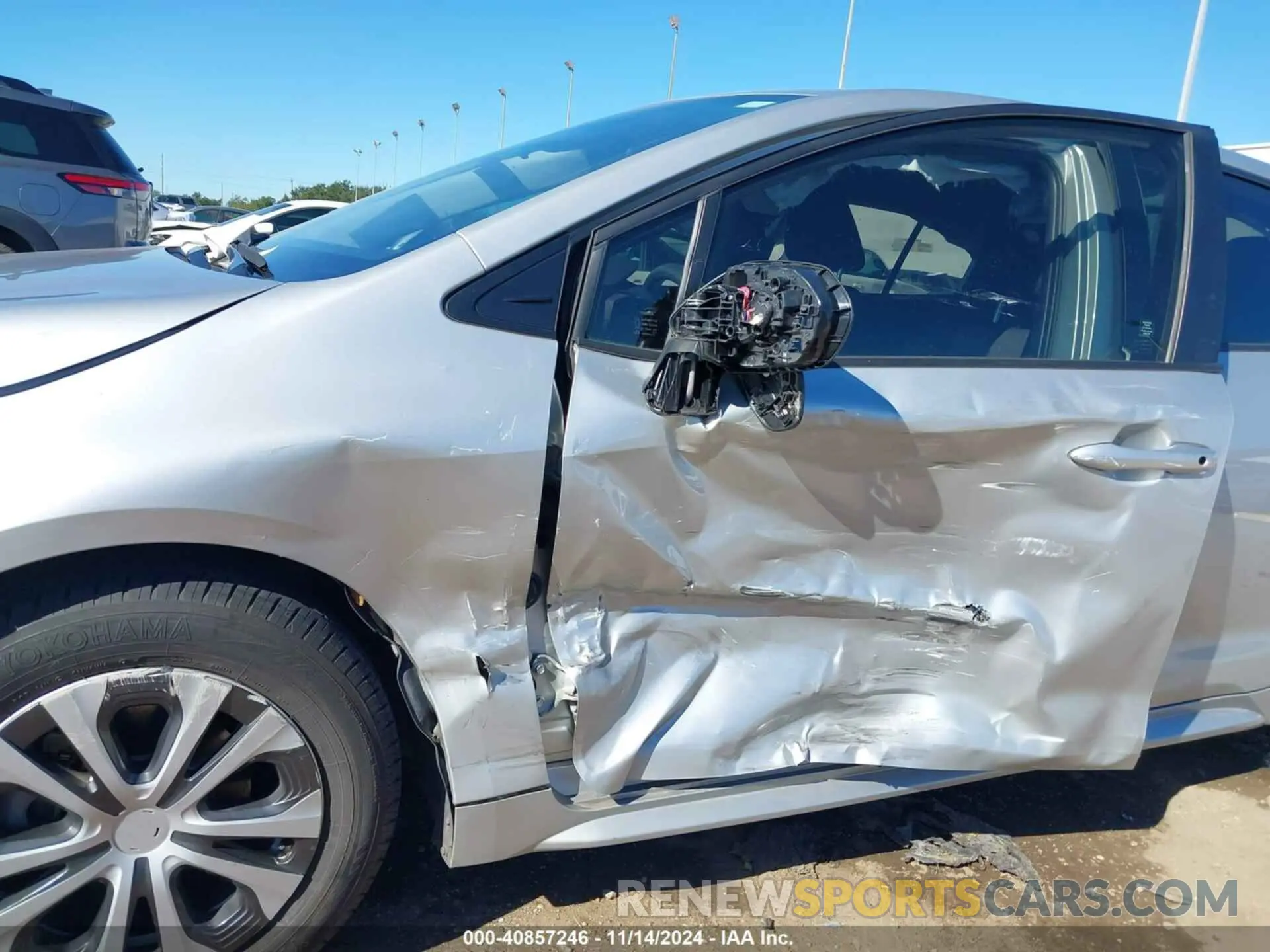 6 Photograph of a damaged car JTDEAMDE3NJ039151 TOYOTA COROLLA 2022