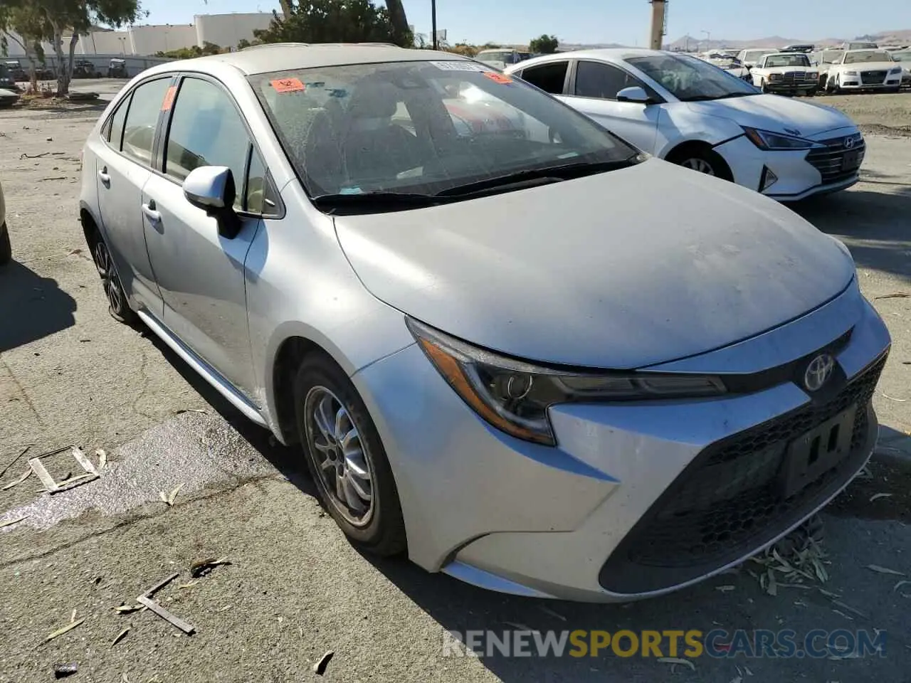 4 Photograph of a damaged car JTDEAMDE3NJ039196 TOYOTA COROLLA 2022