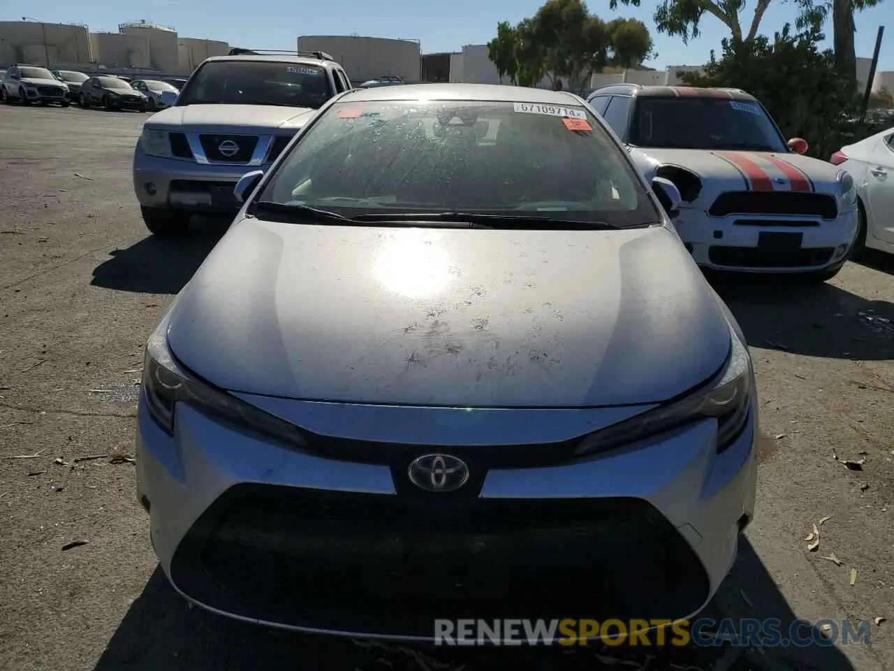 5 Photograph of a damaged car JTDEAMDE3NJ039196 TOYOTA COROLLA 2022
