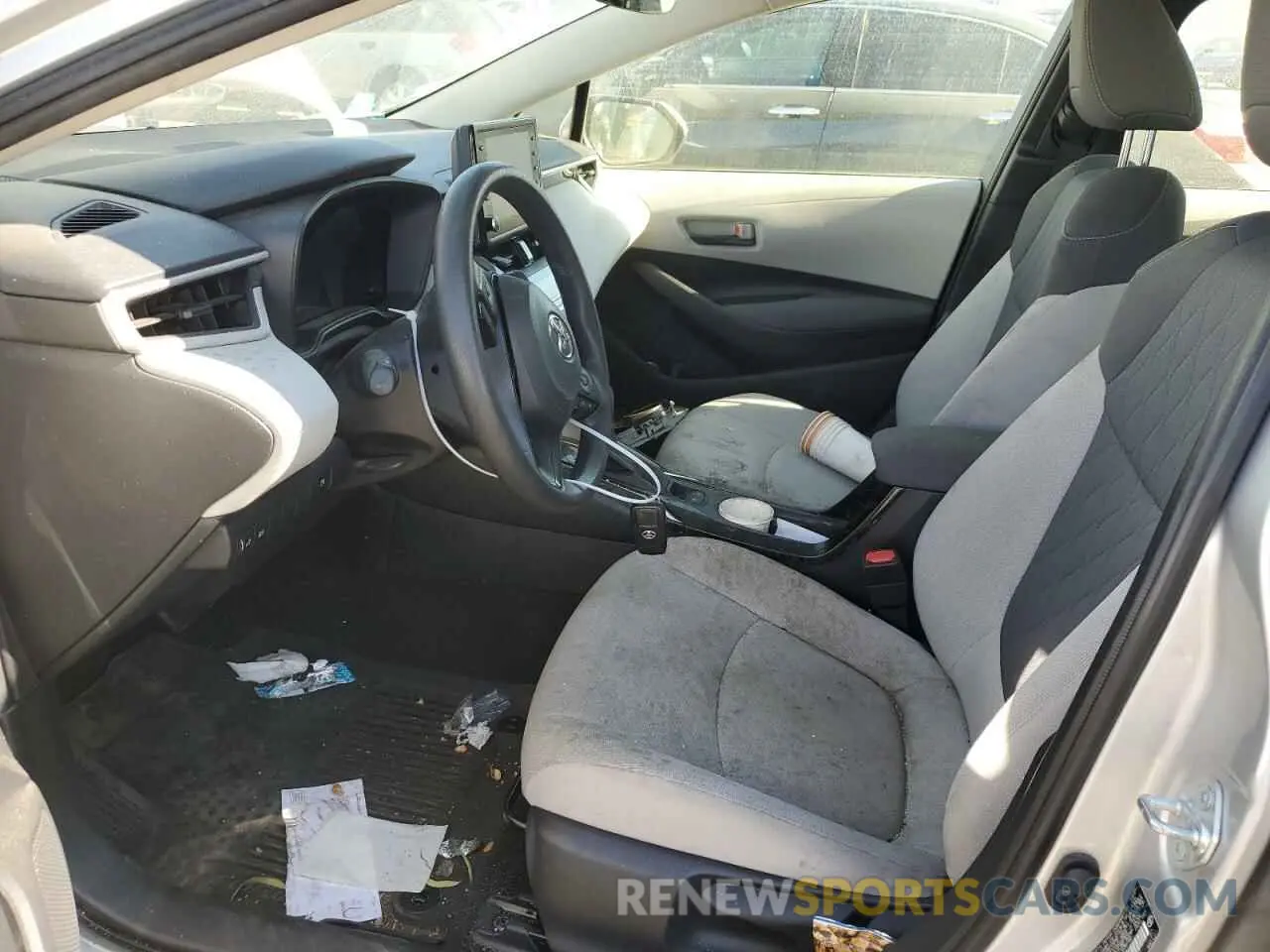 7 Photograph of a damaged car JTDEAMDE3NJ039196 TOYOTA COROLLA 2022