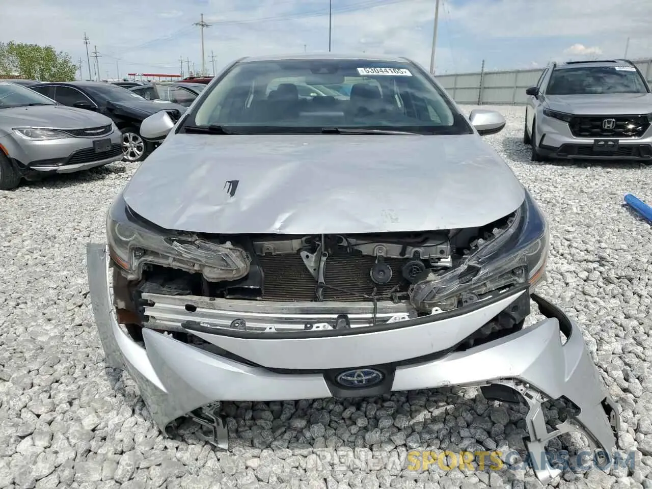 5 Photograph of a damaged car JTDEAMDE3NJ039425 TOYOTA COROLLA 2022