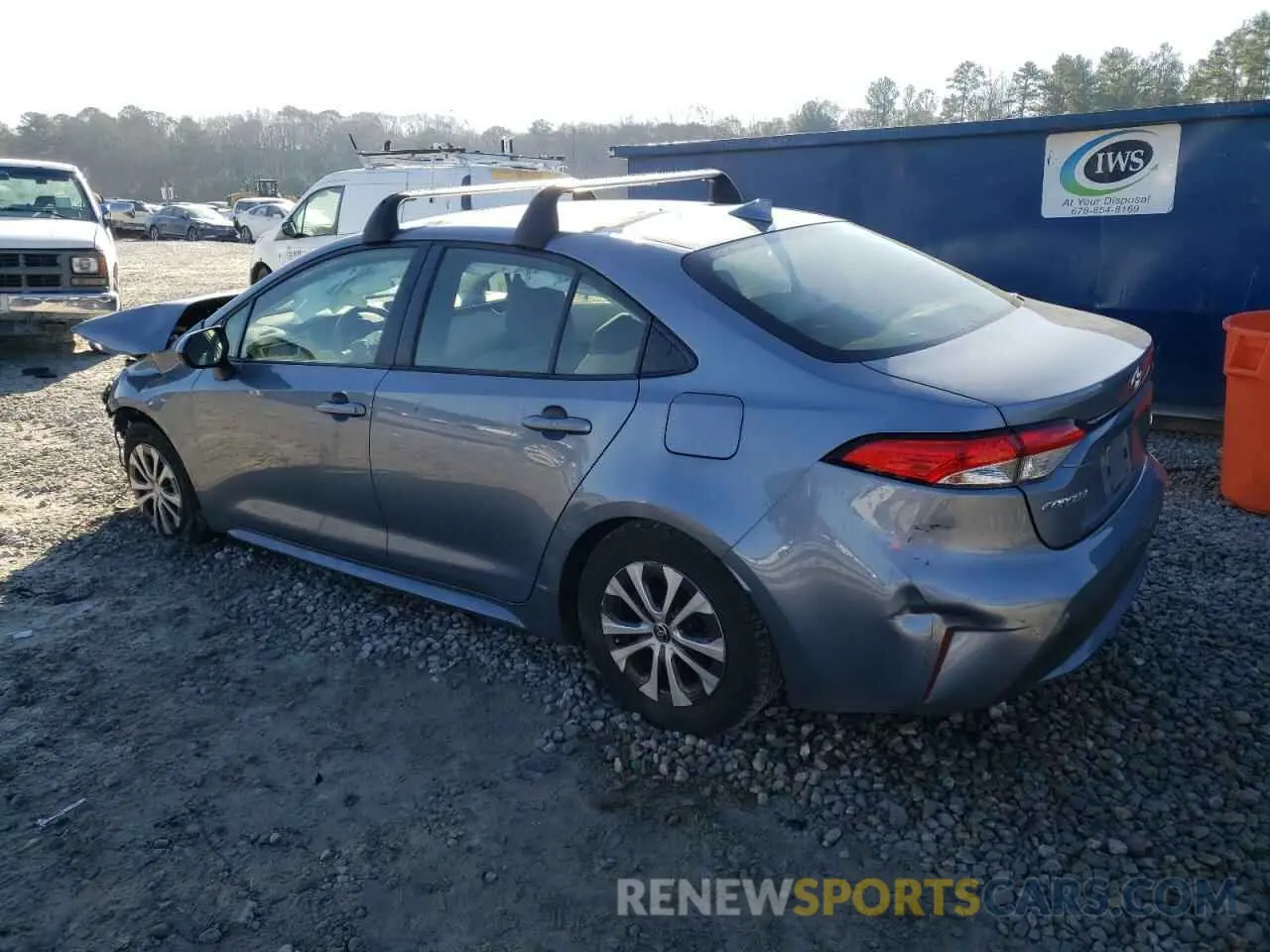2 Photograph of a damaged car JTDEAMDE3NJ042406 TOYOTA COROLLA 2022
