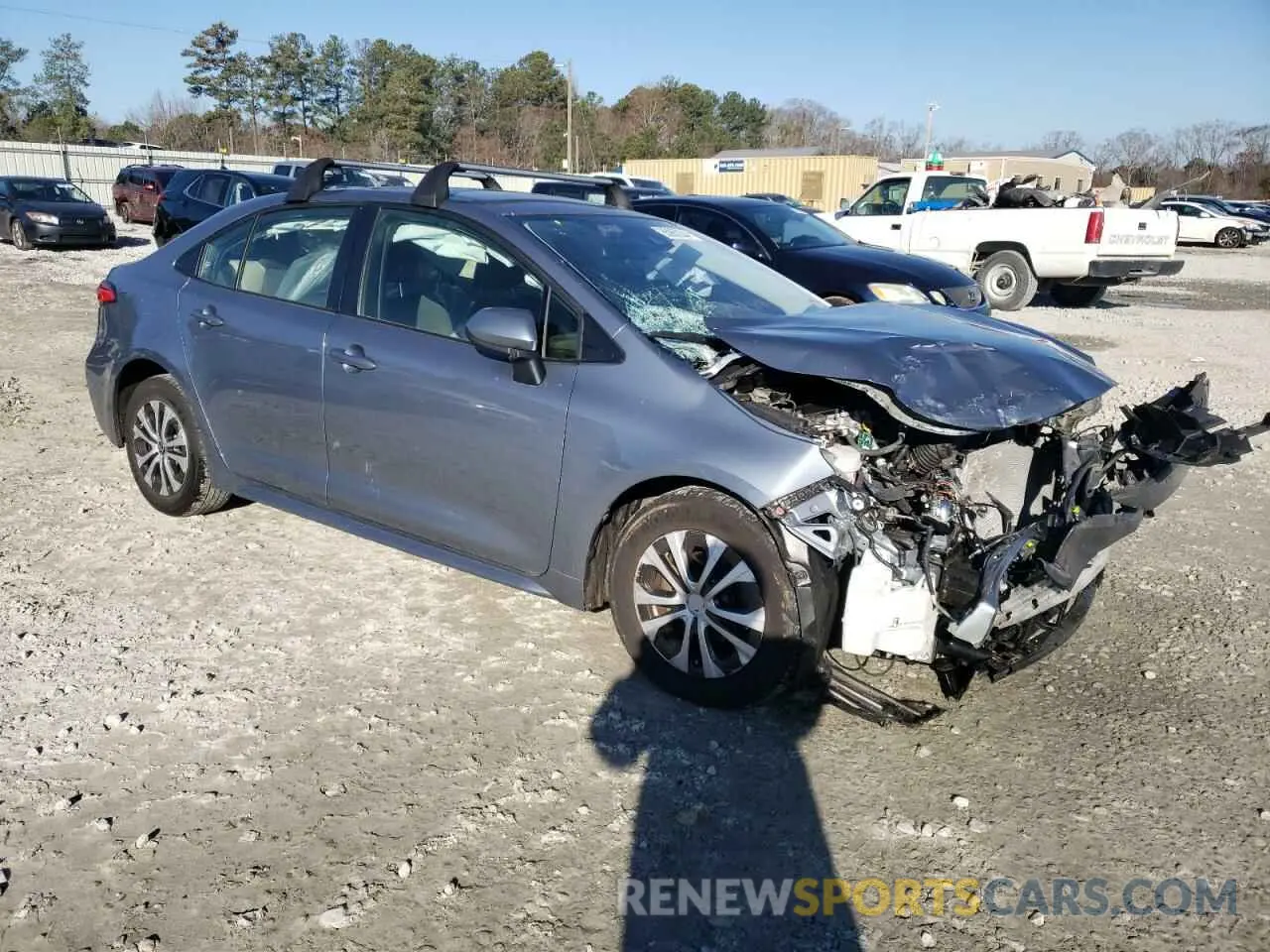 4 Photograph of a damaged car JTDEAMDE3NJ042406 TOYOTA COROLLA 2022