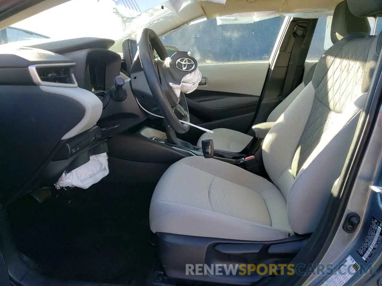 7 Photograph of a damaged car JTDEAMDE3NJ042406 TOYOTA COROLLA 2022