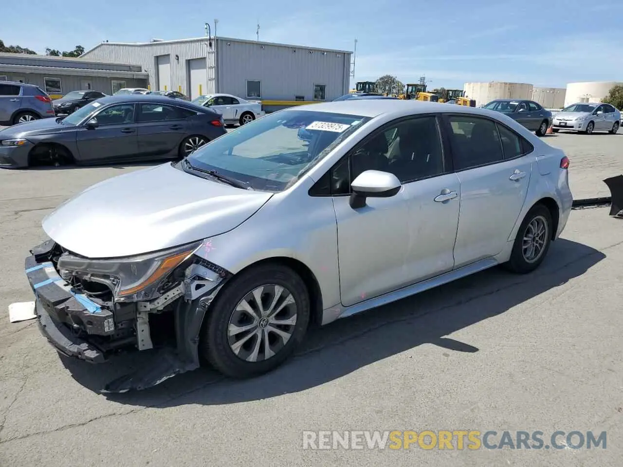 1 Photograph of a damaged car JTDEAMDE3NJ046522 TOYOTA COROLLA 2022