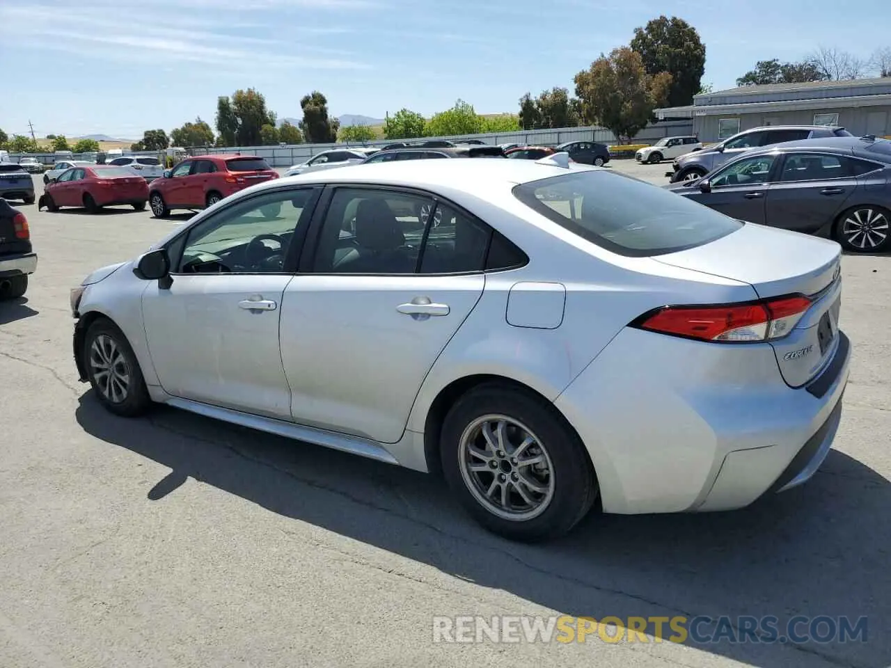 2 Photograph of a damaged car JTDEAMDE3NJ046522 TOYOTA COROLLA 2022