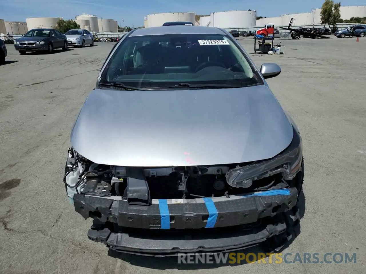 5 Photograph of a damaged car JTDEAMDE3NJ046522 TOYOTA COROLLA 2022