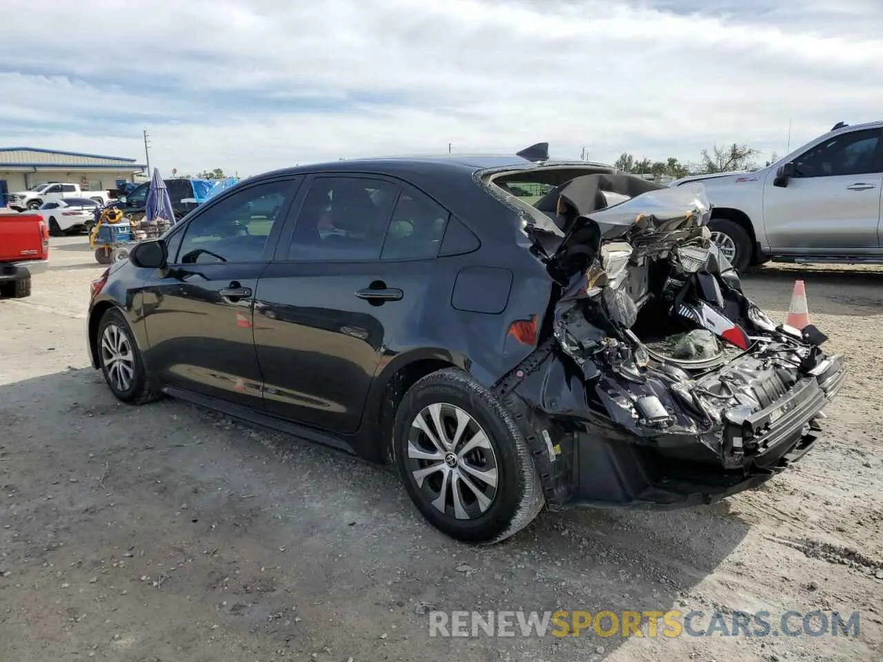 2 Photograph of a damaged car JTDEAMDE3NJ048643 TOYOTA COROLLA 2022