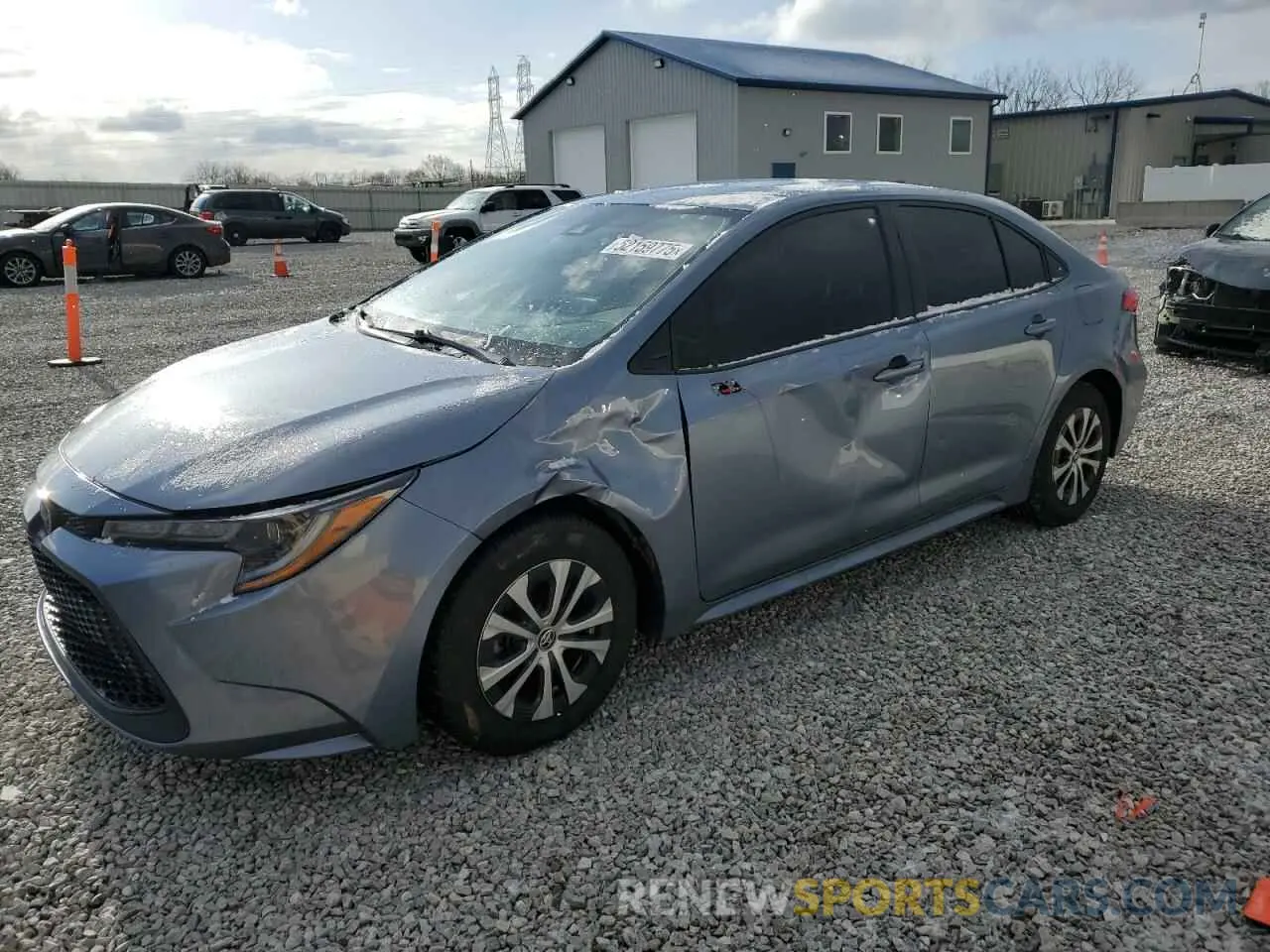1 Photograph of a damaged car JTDEAMDE3NJ049436 TOYOTA COROLLA 2022