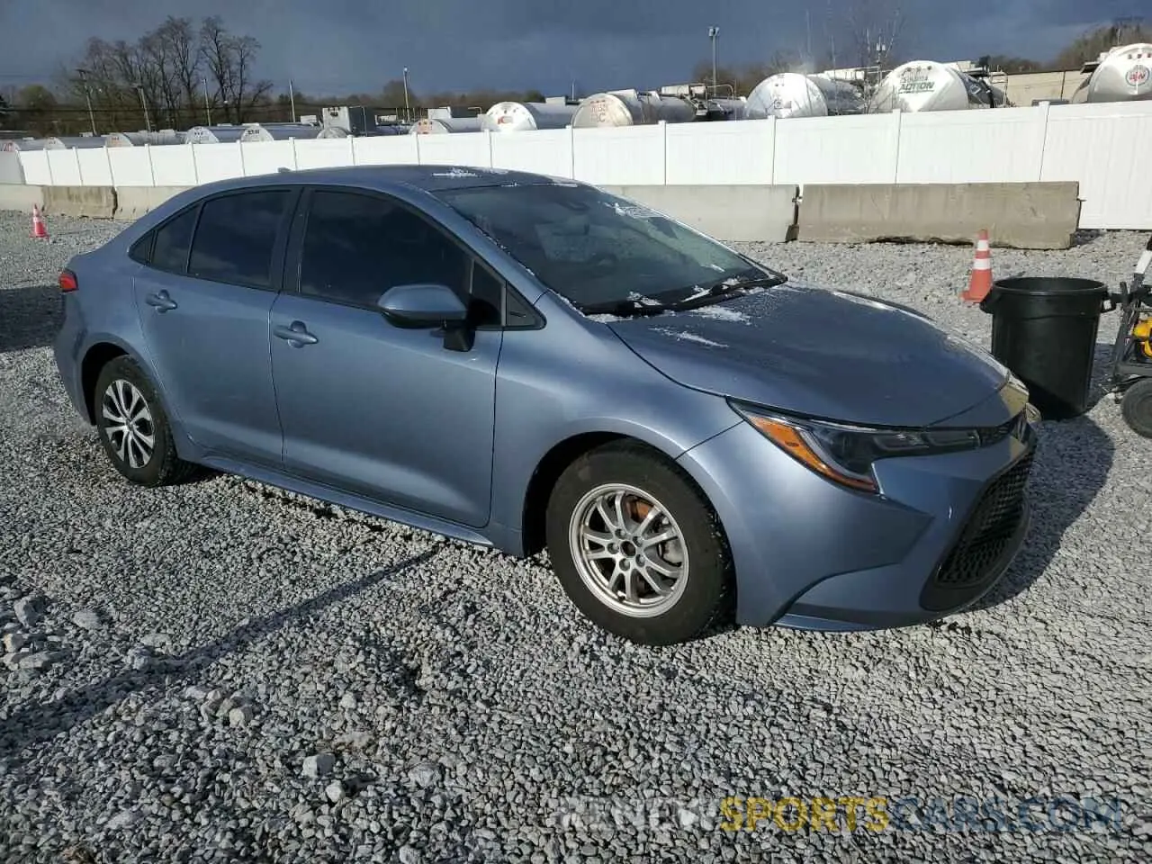 4 Photograph of a damaged car JTDEAMDE3NJ049436 TOYOTA COROLLA 2022