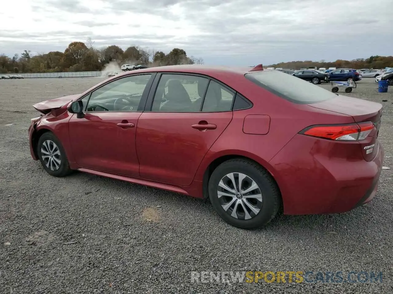 2 Photograph of a damaged car JTDEAMDE3NJ050229 TOYOTA COROLLA 2022