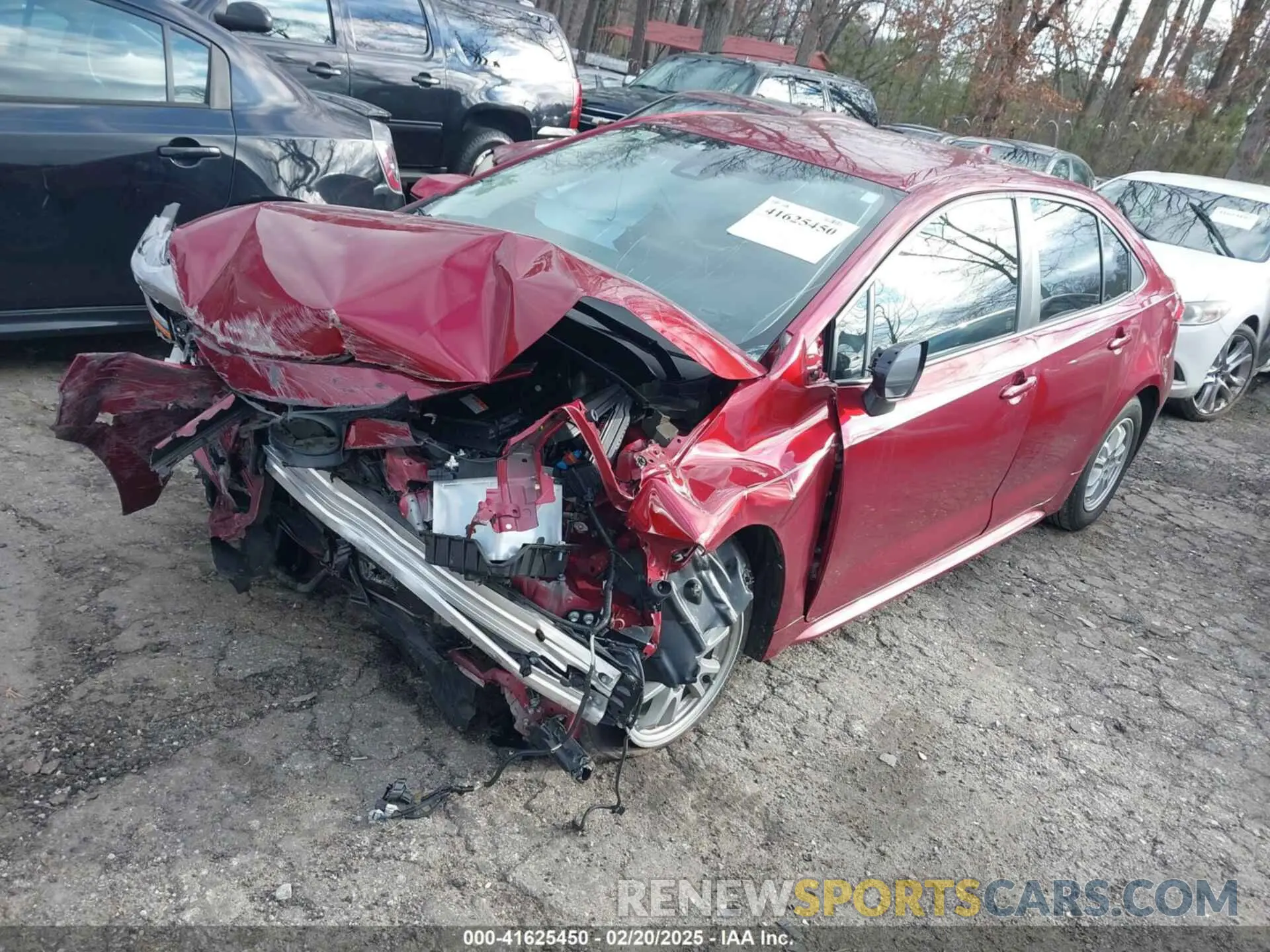 2 Photograph of a damaged car JTDEAMDE3NJ055141 TOYOTA COROLLA 2022